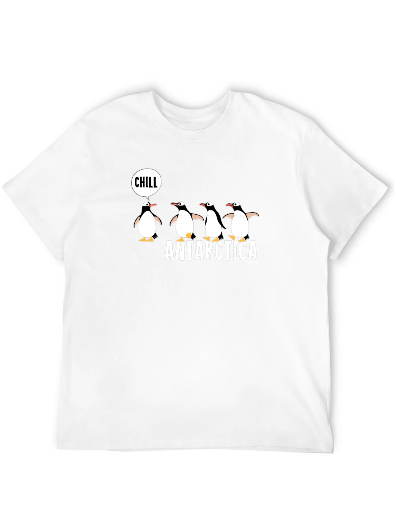 Antarctica Penguins Chill T-Shirt