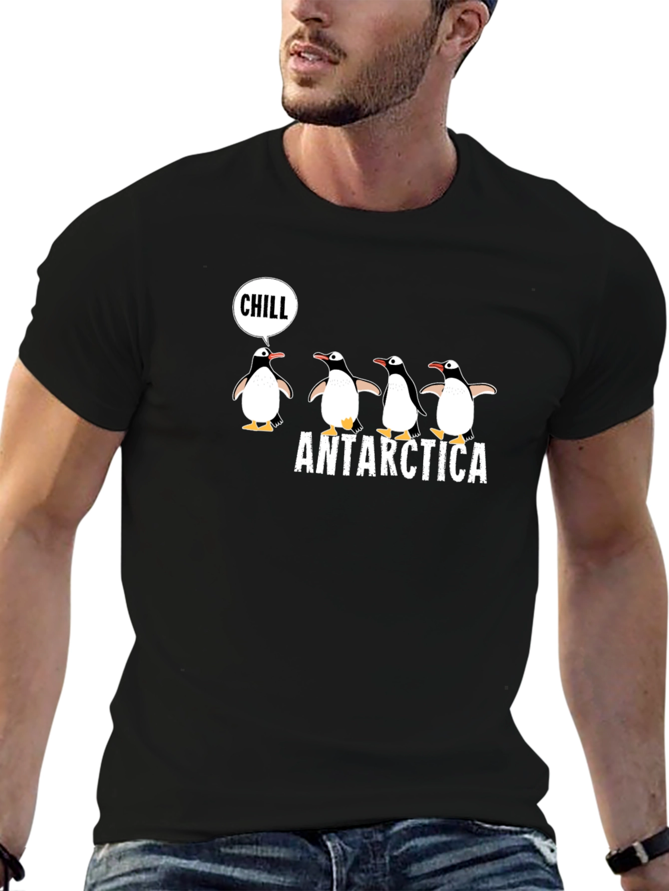Antarctica Penguins Chill T-Shirt