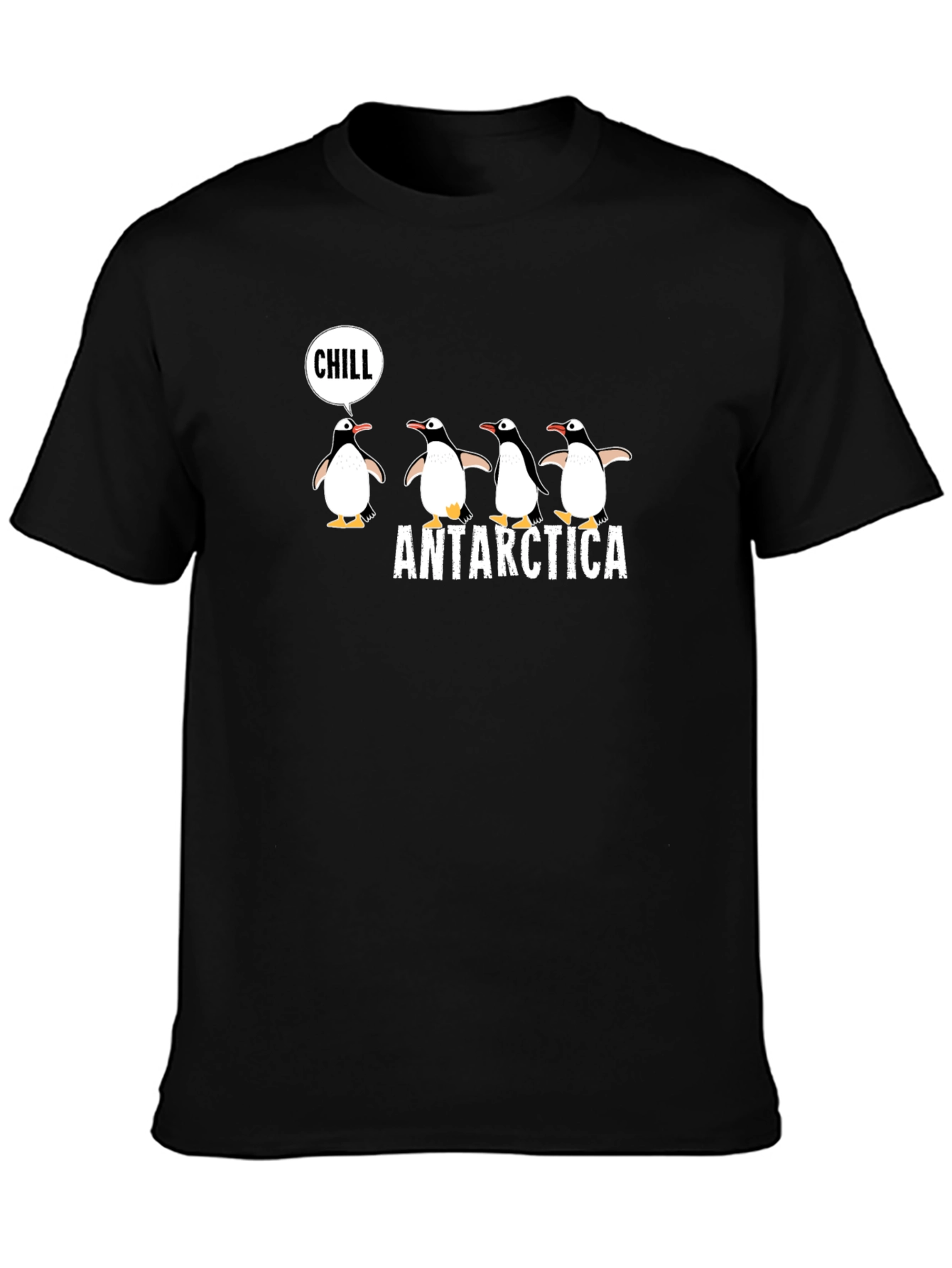 Antarctica Penguins Chill T-Shirt