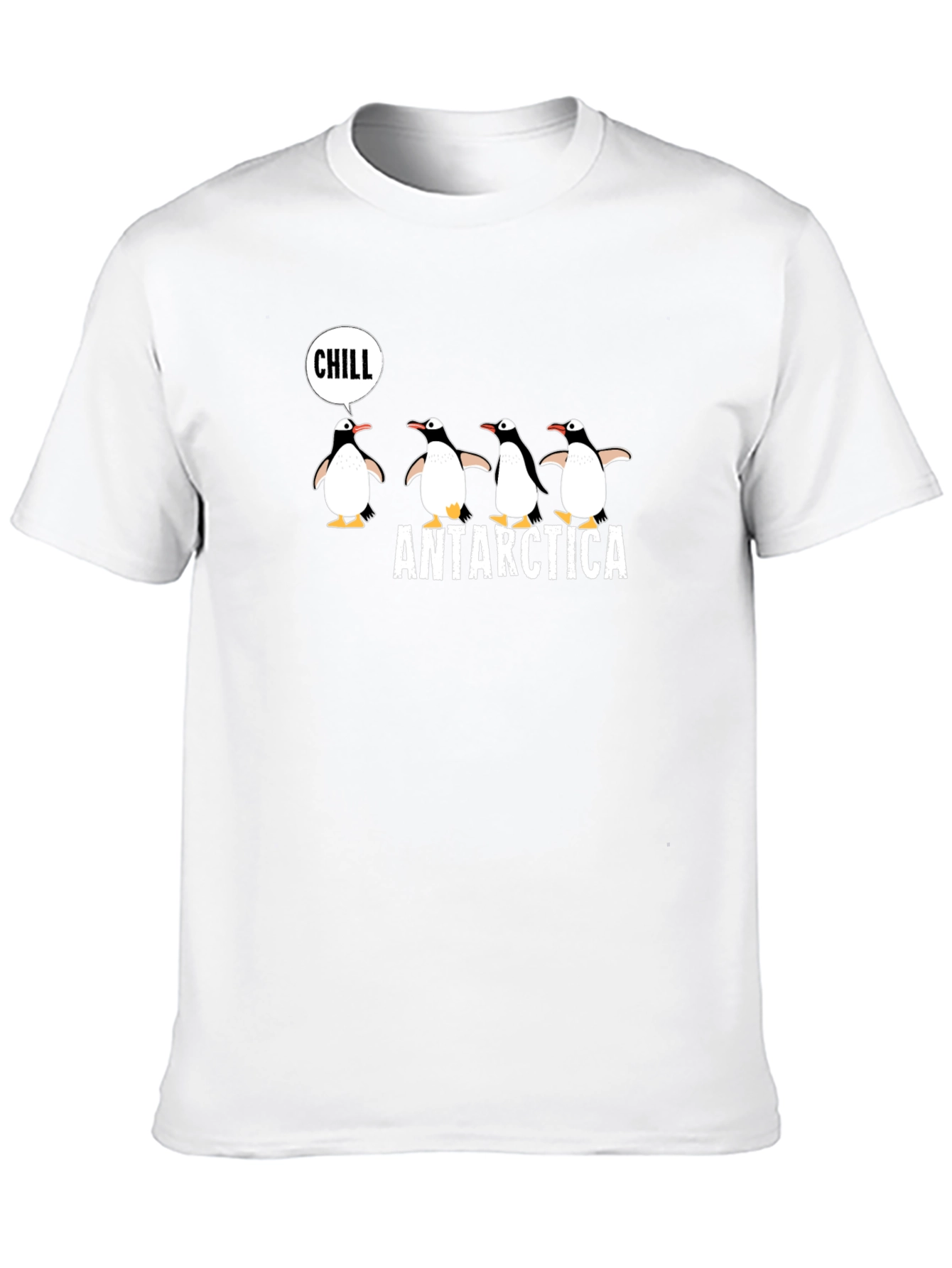 Antarctica Penguins Chill T-Shirt