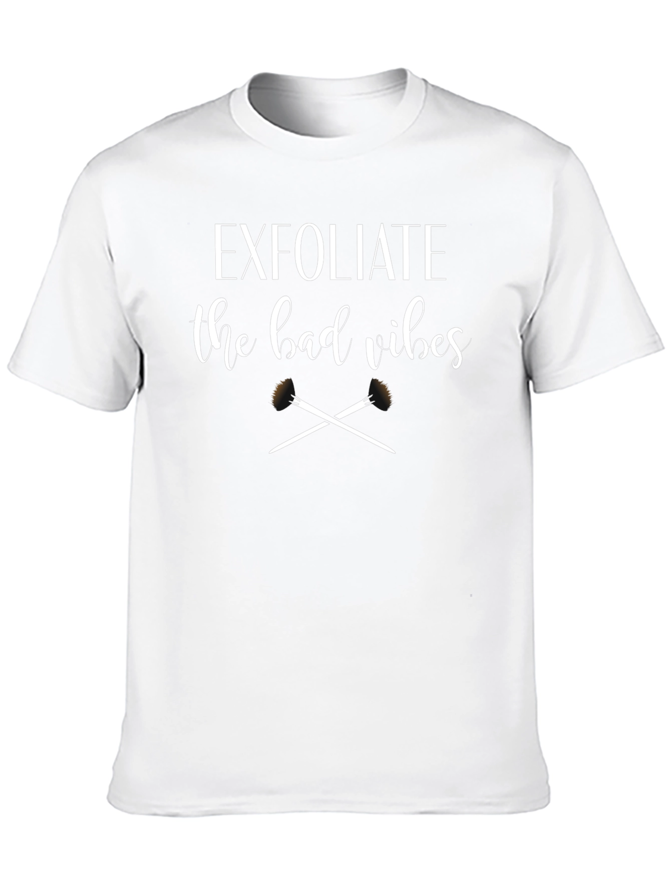 Exfoliate Bad Vibes Black T-Shirt