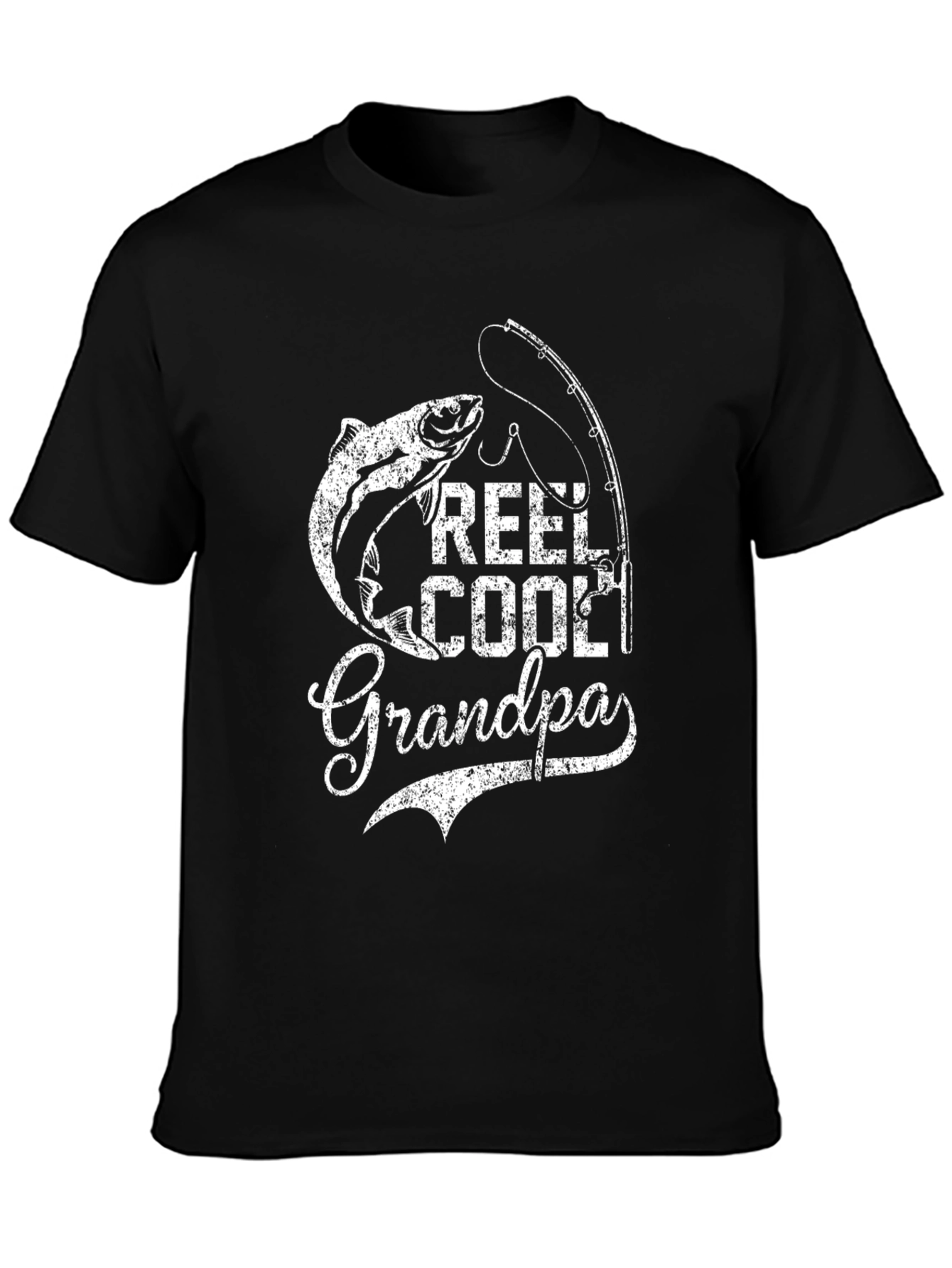 Reel Cool Grandpa Fishing T-Shirt