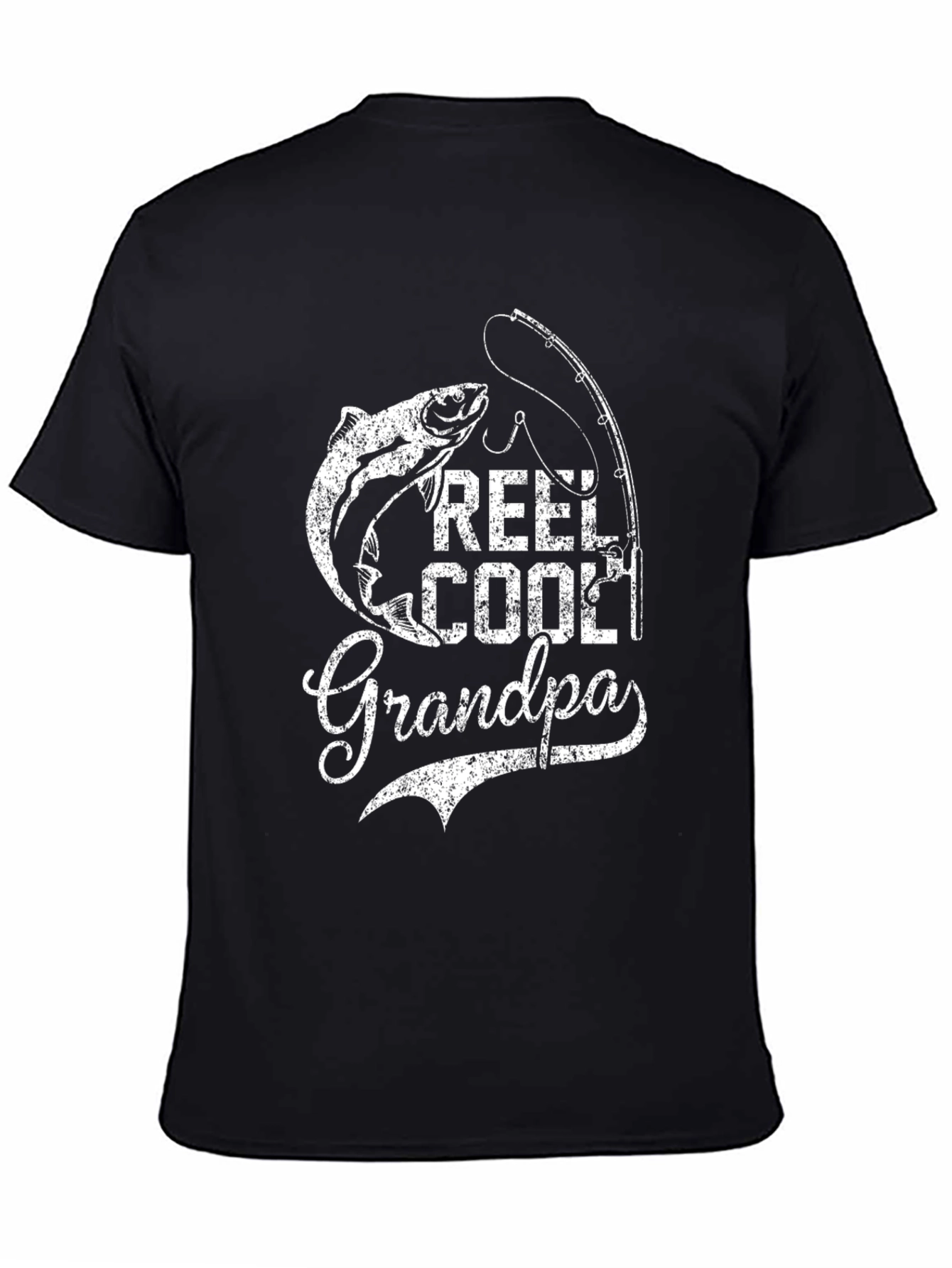 Reel Cool Grandpa Fishing T-Shirt