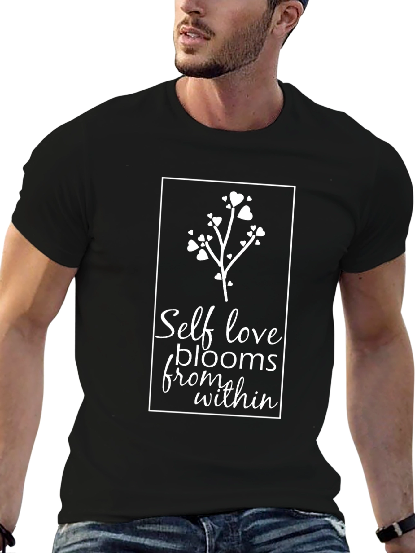 Self Love Blooms Within T-Shirt - Heart Tree