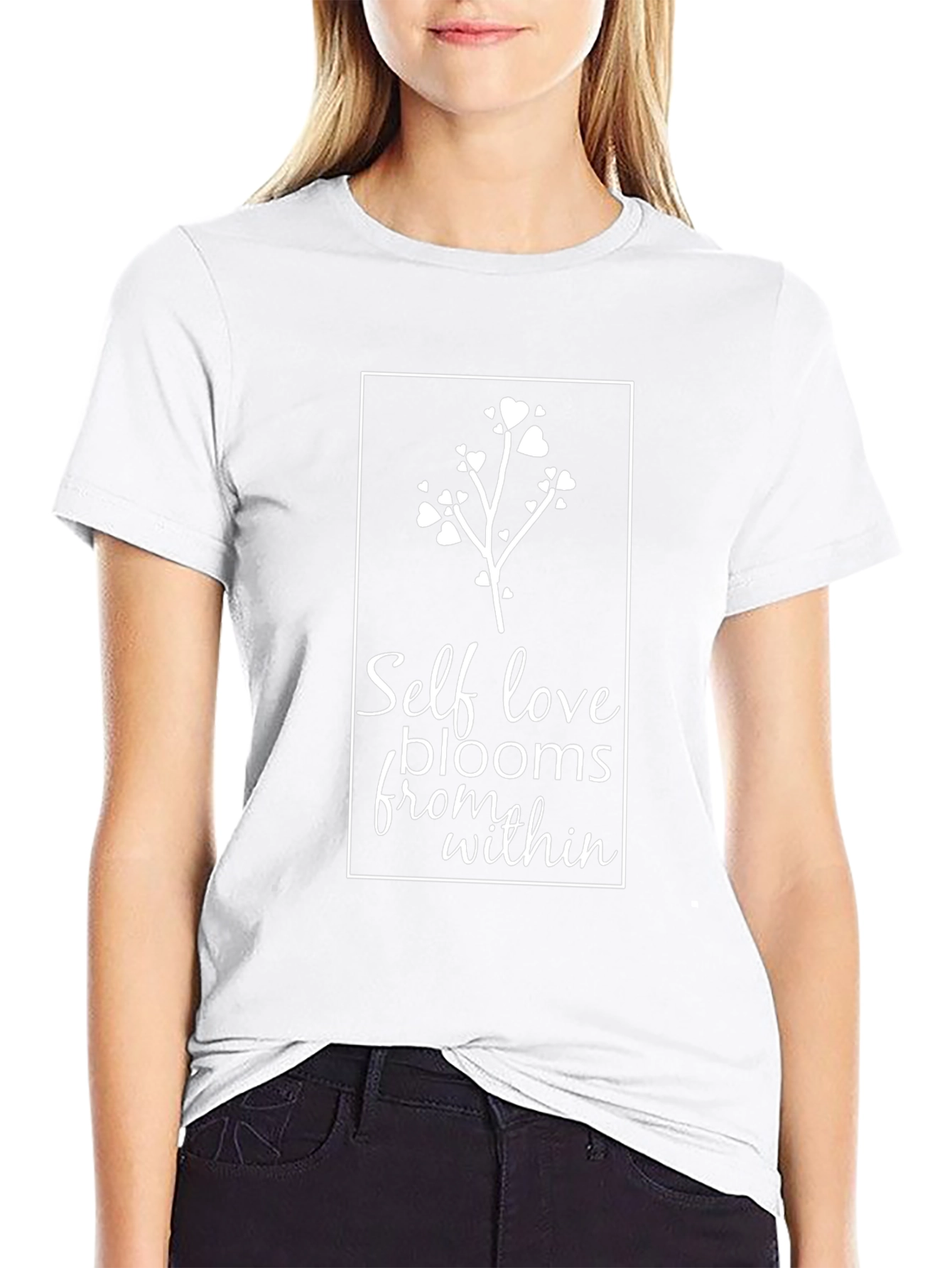 Self Love Blooms Within T-Shirt - Heart Tree