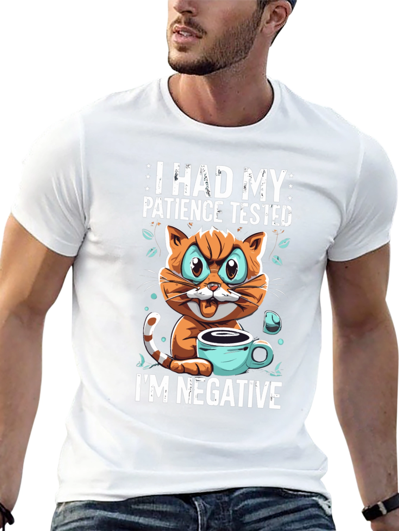 I Had My Patience Tested - Funny Cat T-Shirt