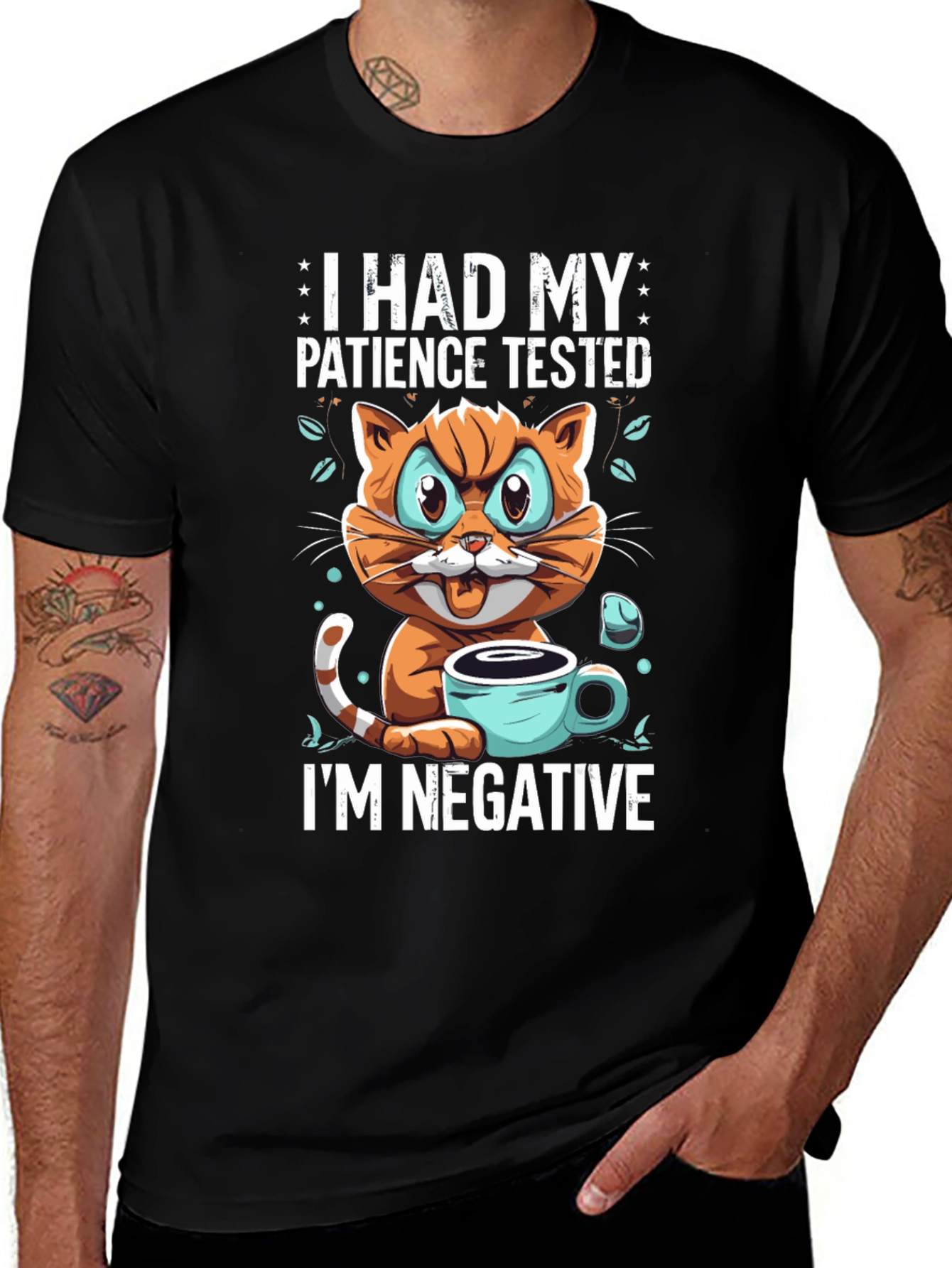 I Had My Patience Tested - Funny Cat T-Shirt