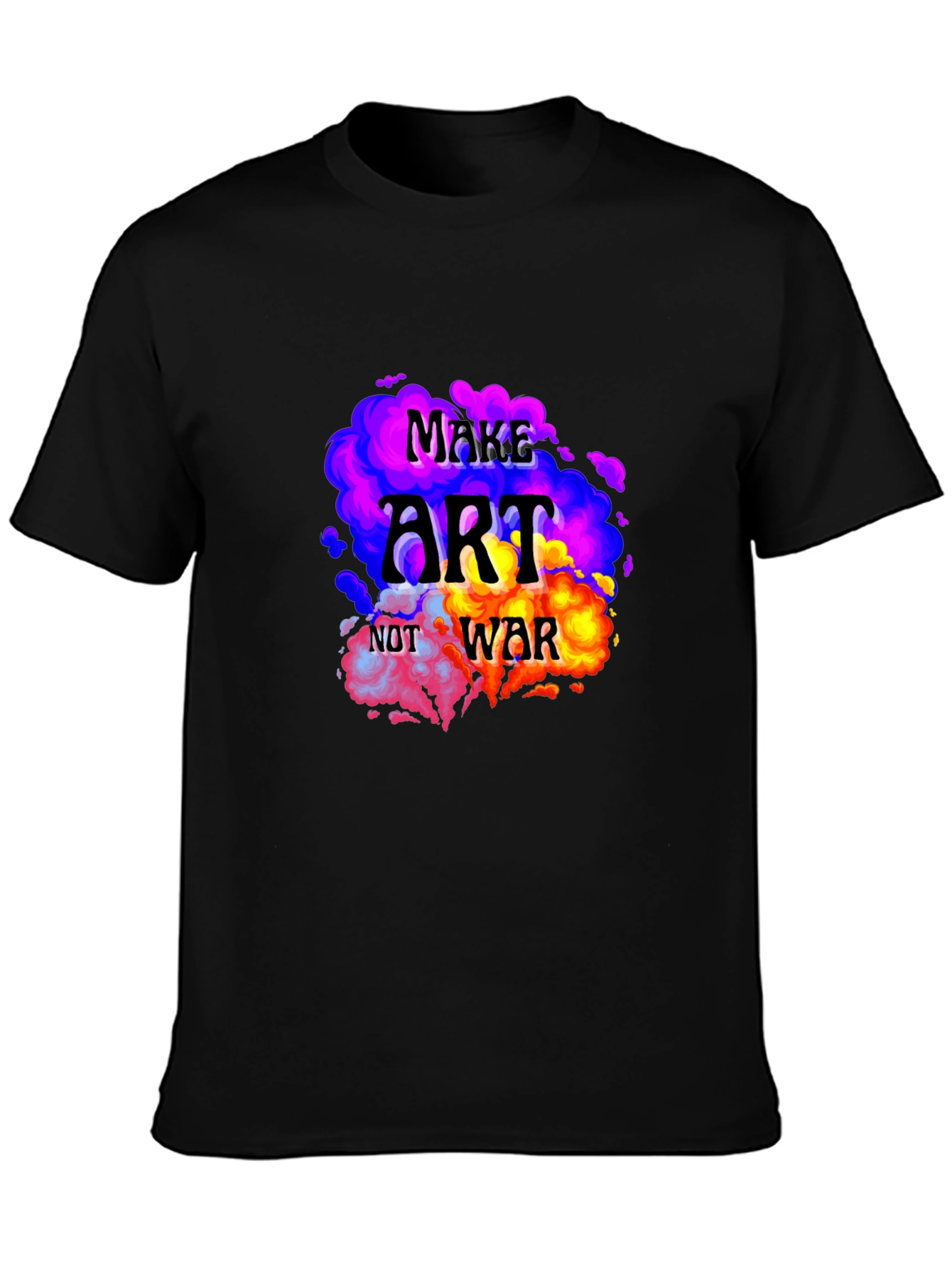 Make Art Not War Graphic T-Shirt