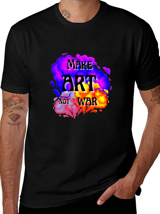Make Art Not War Graphic T-Shirt