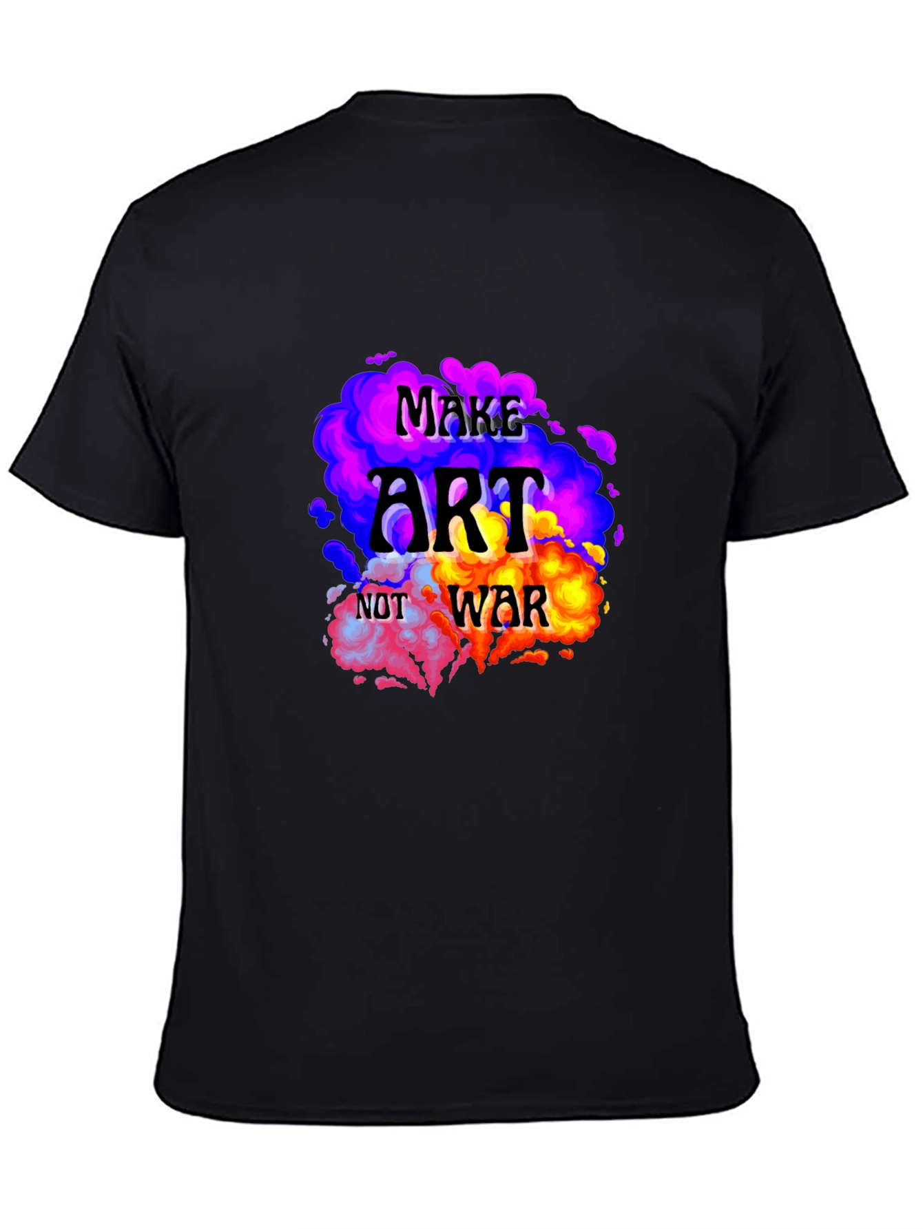 Make Art Not War Graphic T-Shirt