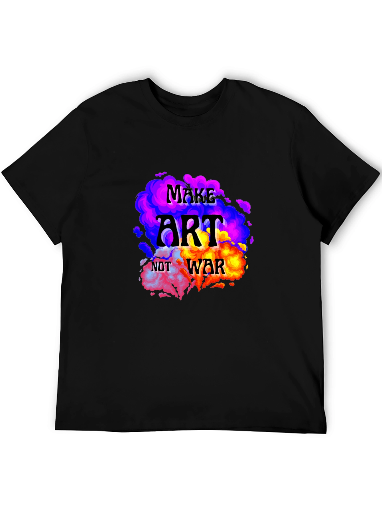 Make Art Not War Graphic T-Shirt