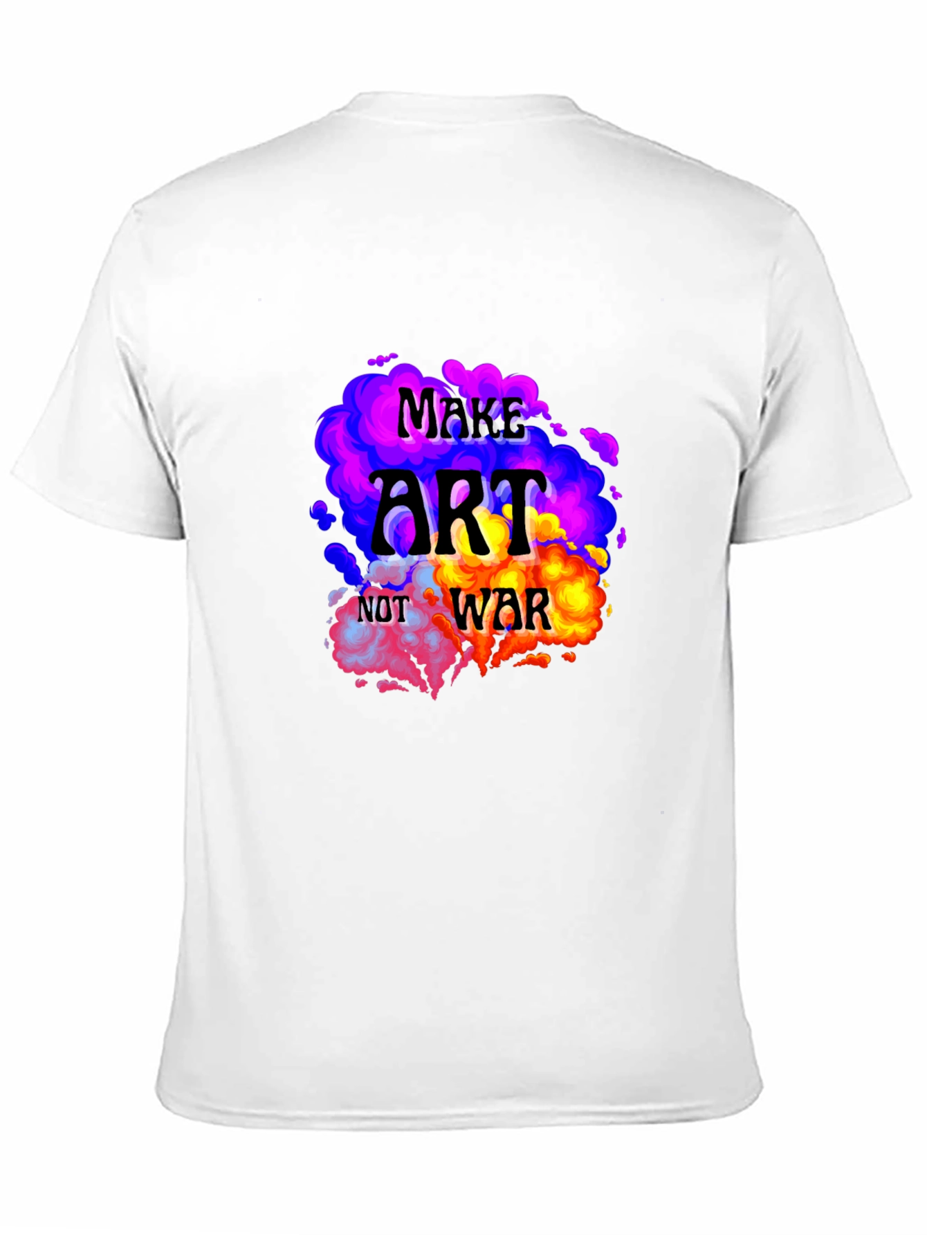 Make Art Not War Graphic T-Shirt