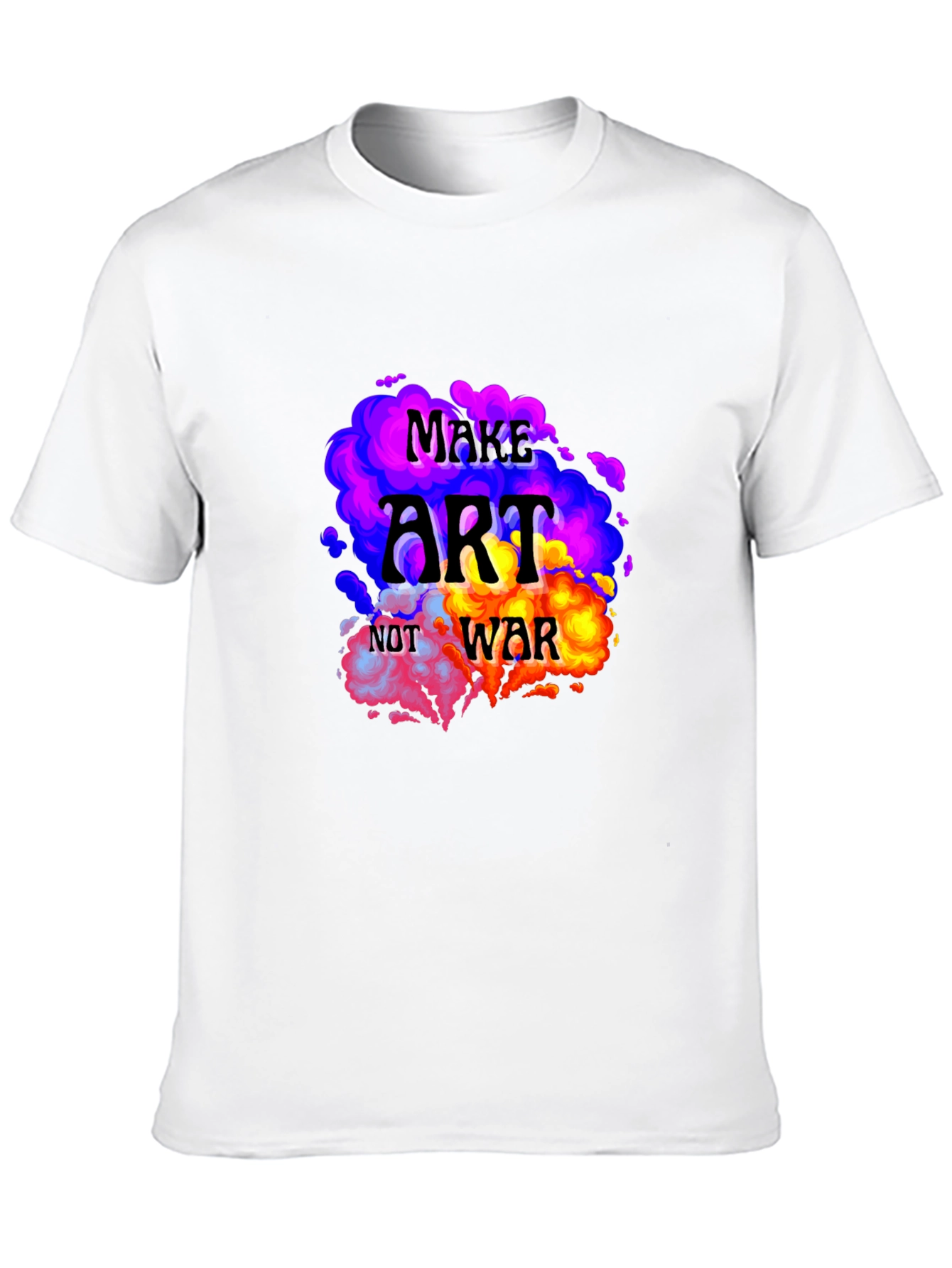 Make Art Not War Graphic T-Shirt