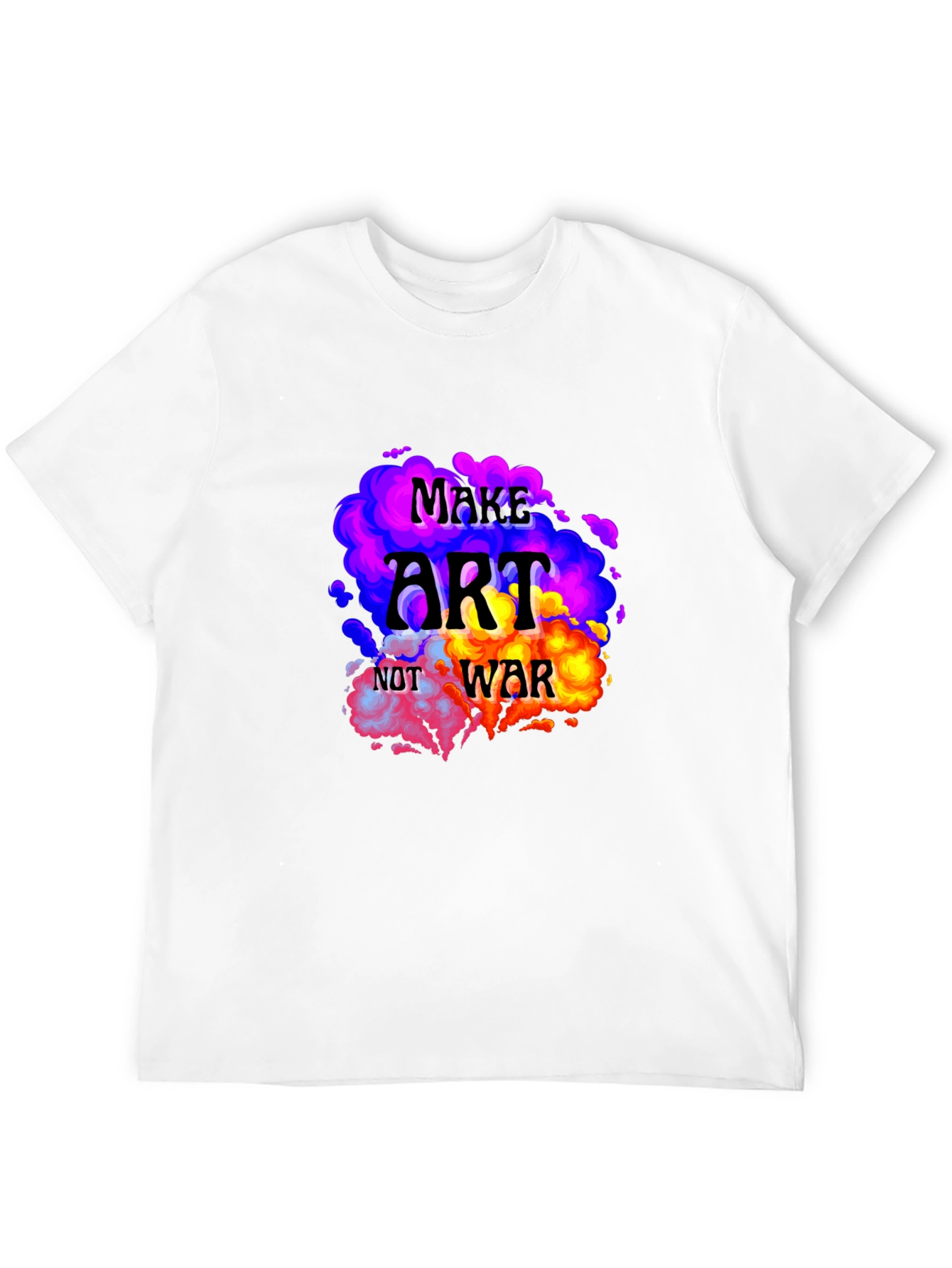 Make Art Not War Graphic T-Shirt