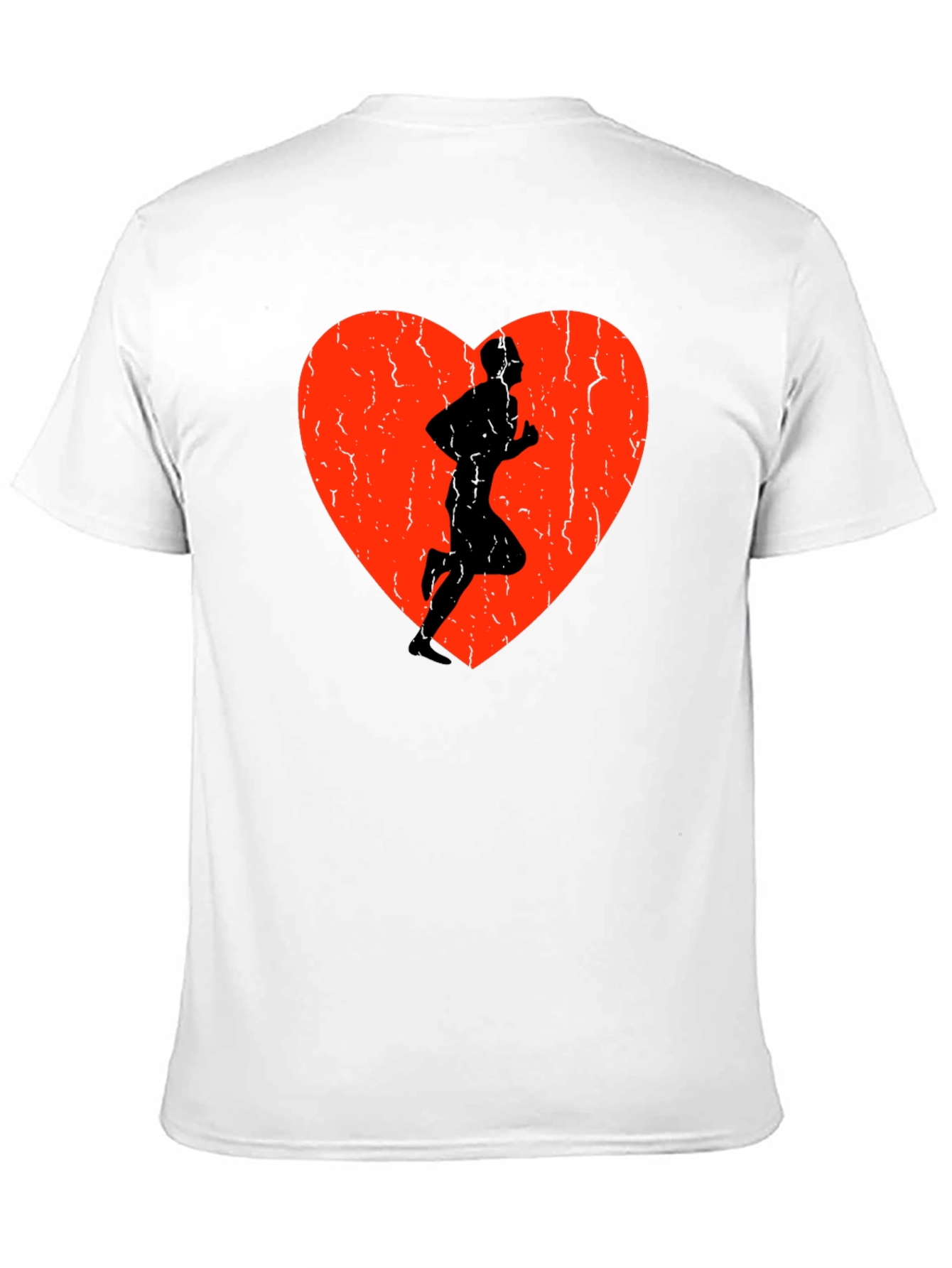 Runner Heart Graphic Tee - Sporty Style