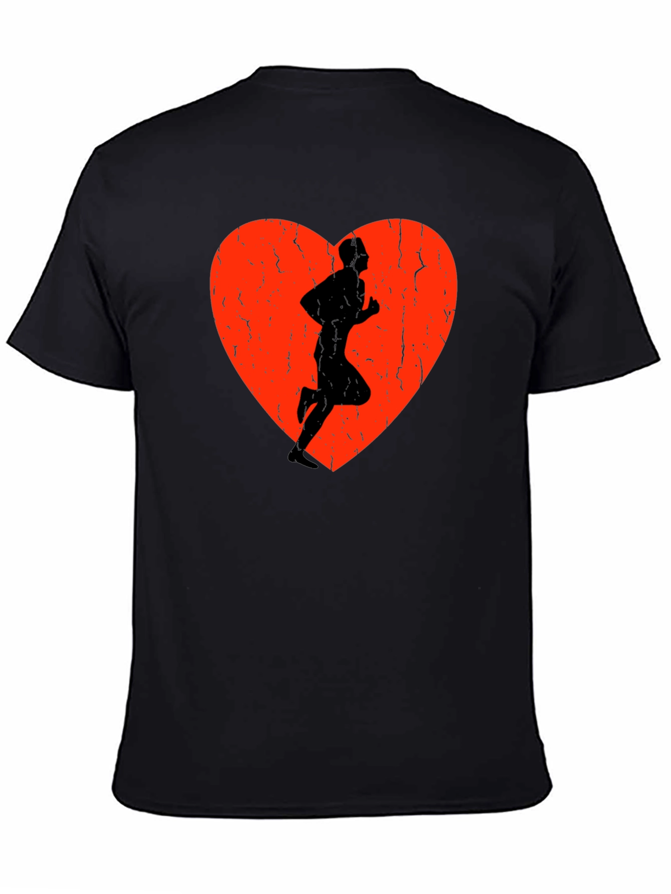 Runner Heart Graphic Tee - Sporty Style