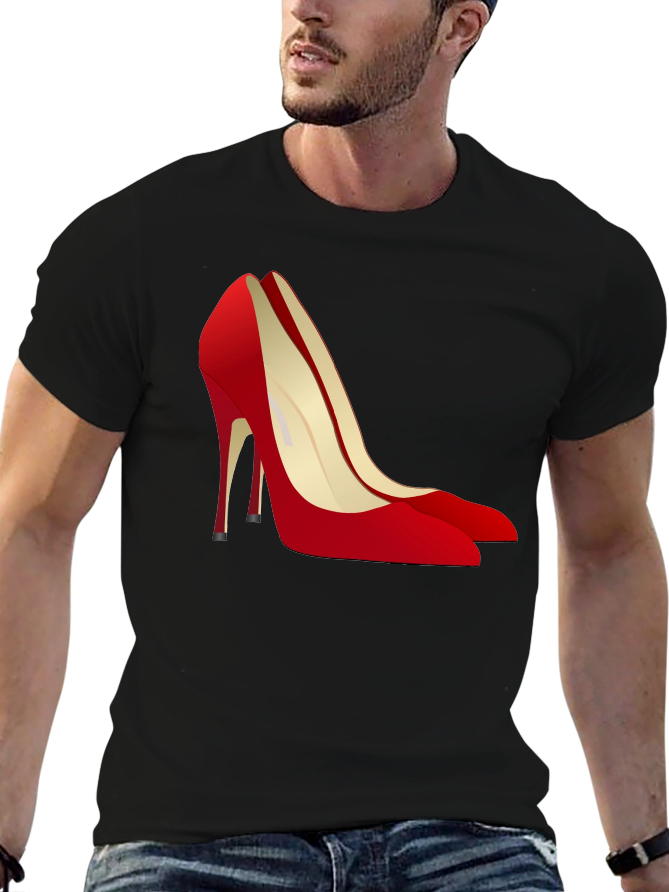 Red High Heel Graphic Tee