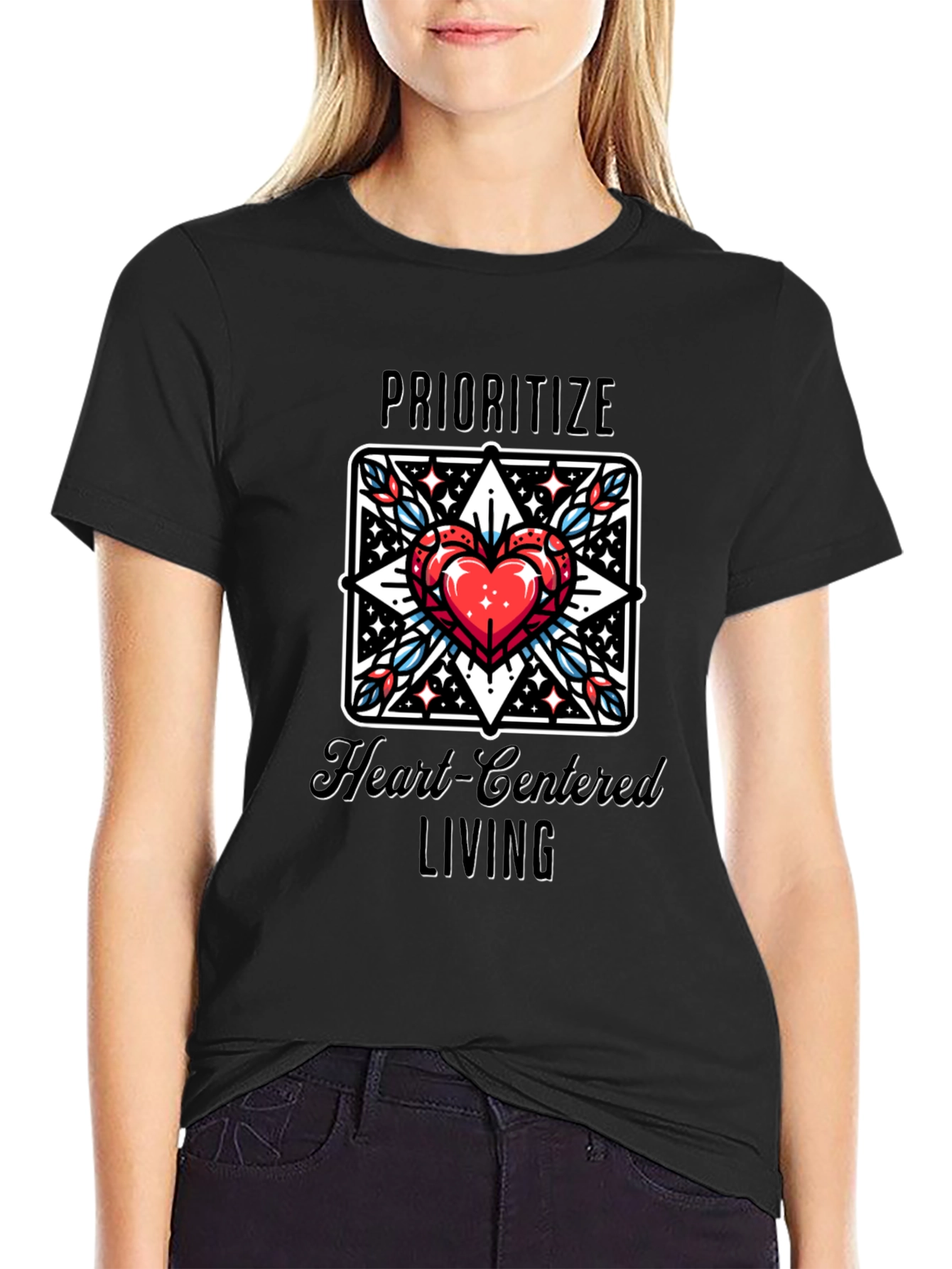 Heart-Centered Living Graphic Tee