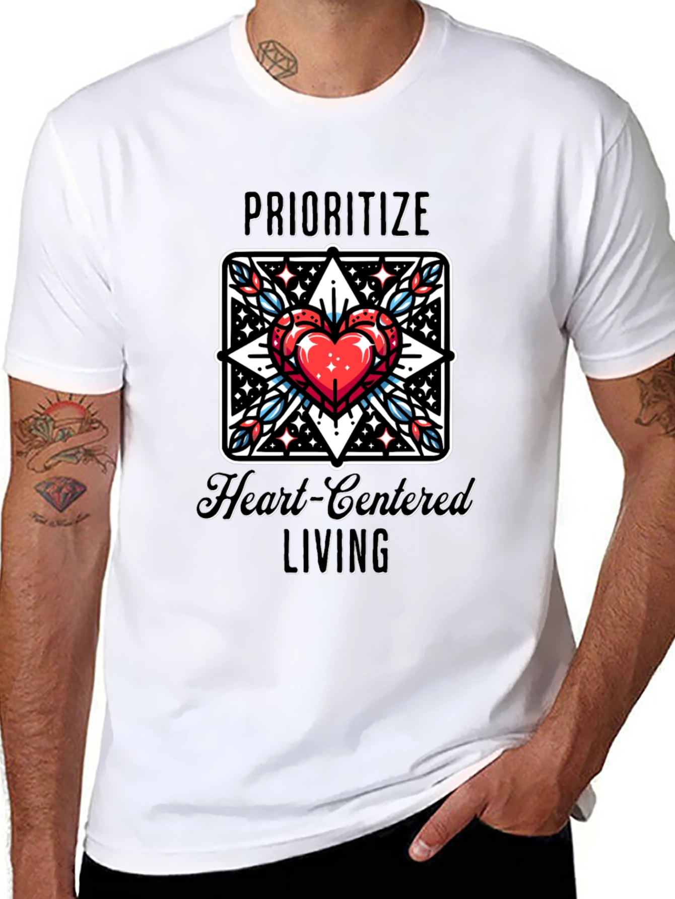 Heart-Centered Living Graphic Tee
