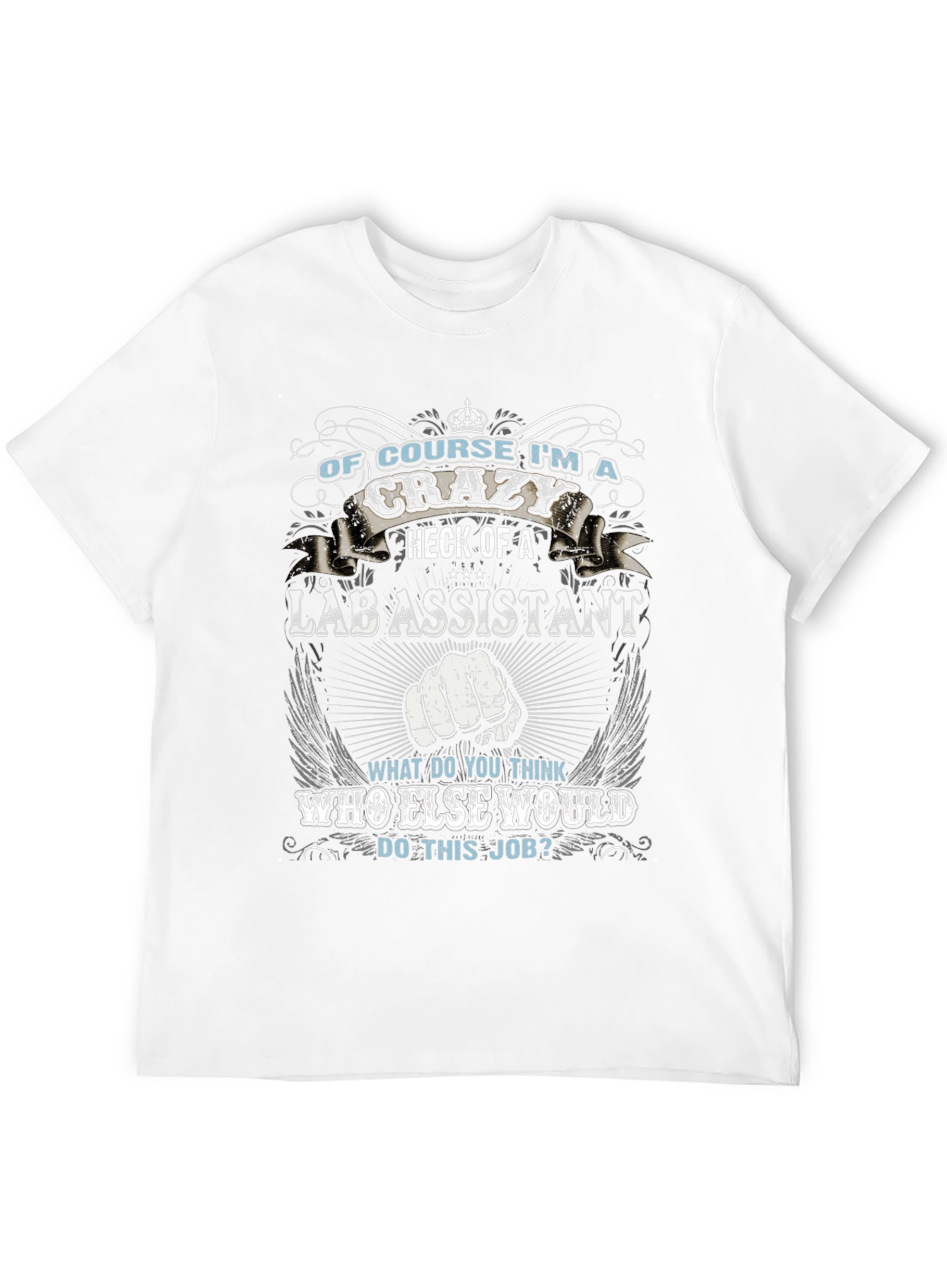 Crazy Lab Assistant Novelty T-Shirt