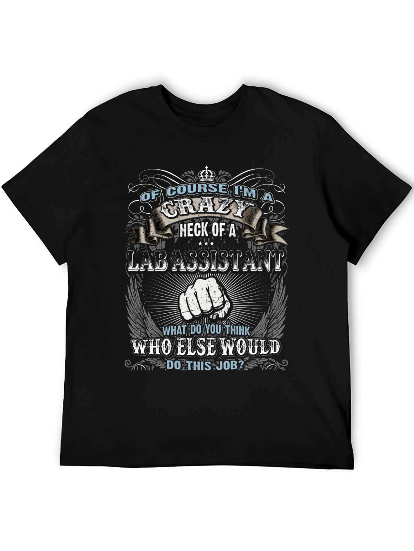 Crazy Lab Assistant Novelty T-Shirt