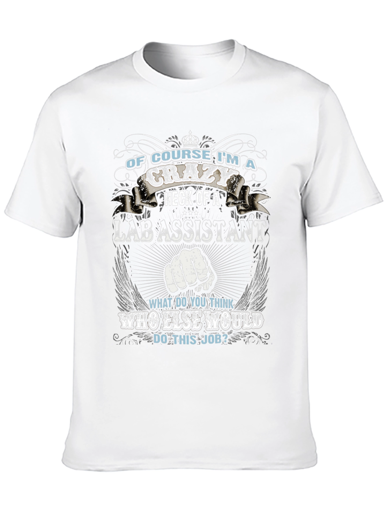 Crazy Lab Assistant Novelty T-Shirt