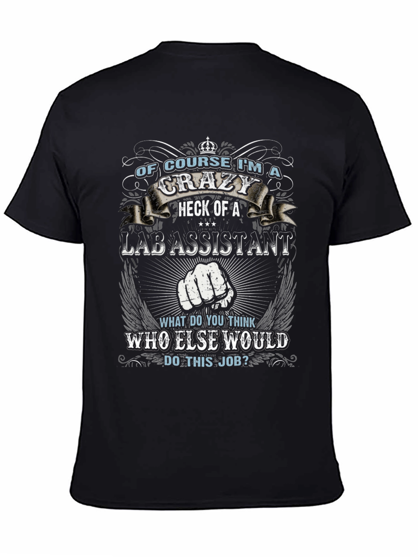 Crazy Lab Assistant Novelty T-Shirt