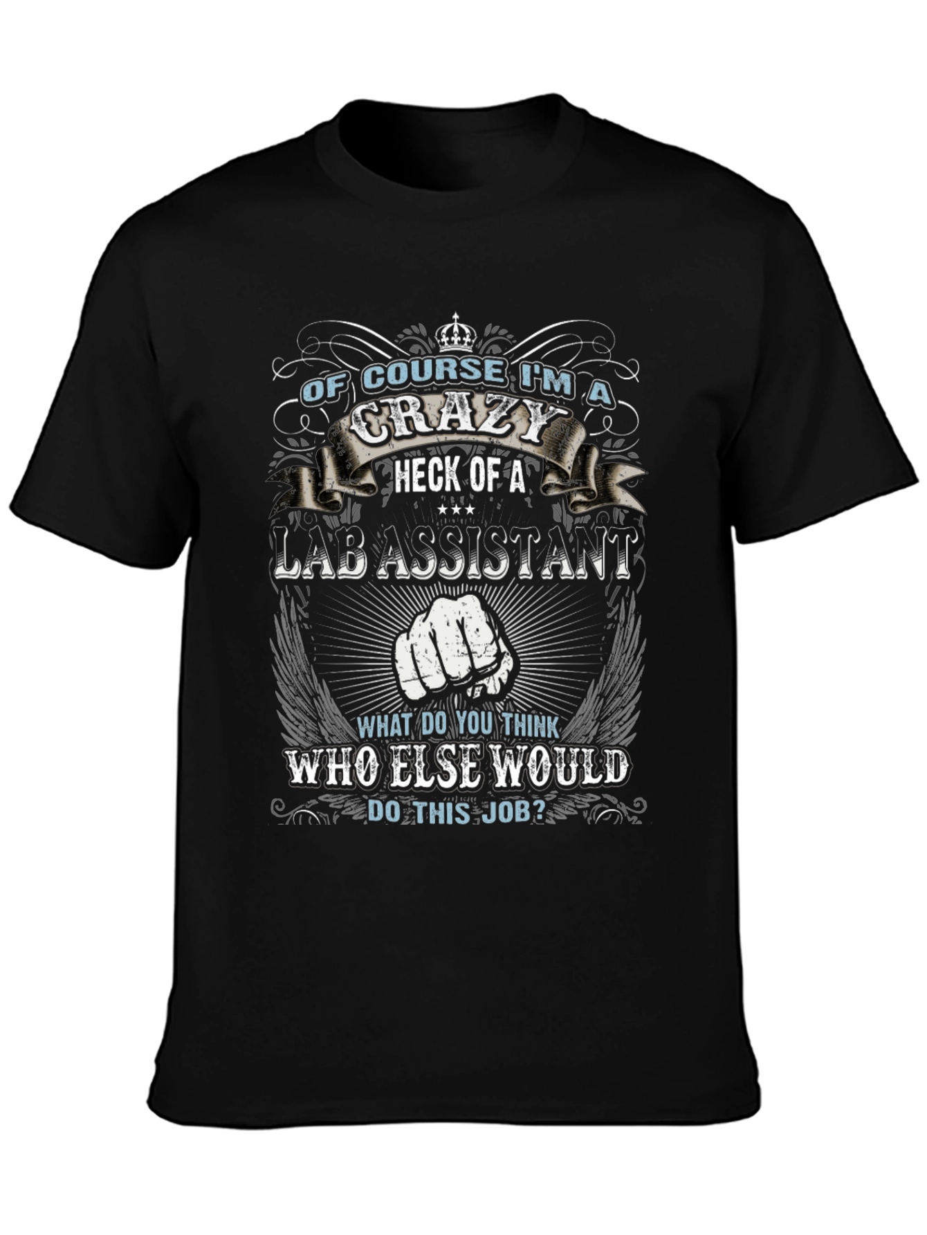 Crazy Lab Assistant Novelty T-Shirt