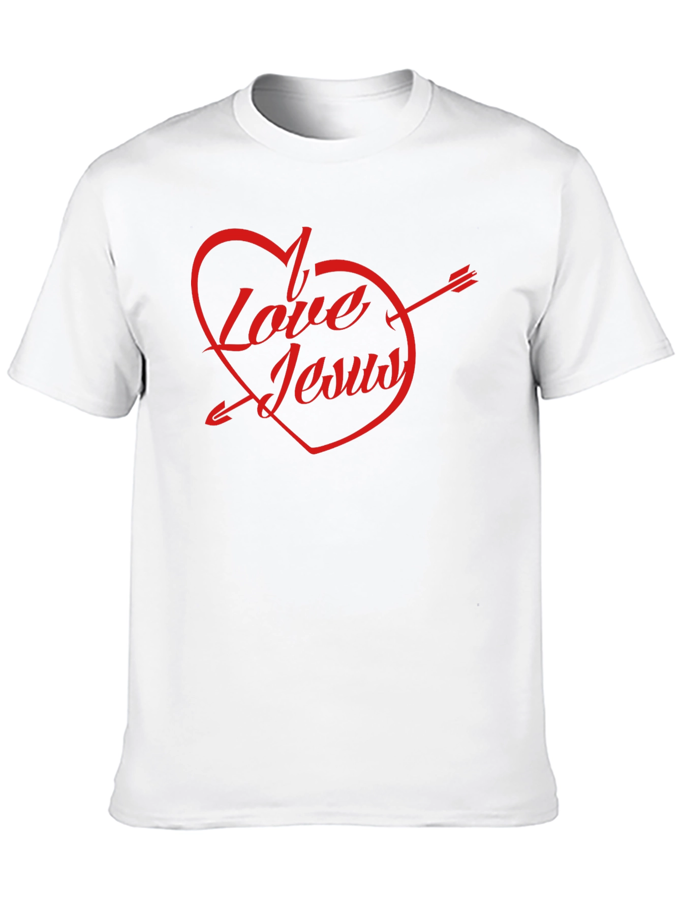 I Love Jesus Heart Arrow T-Shirt