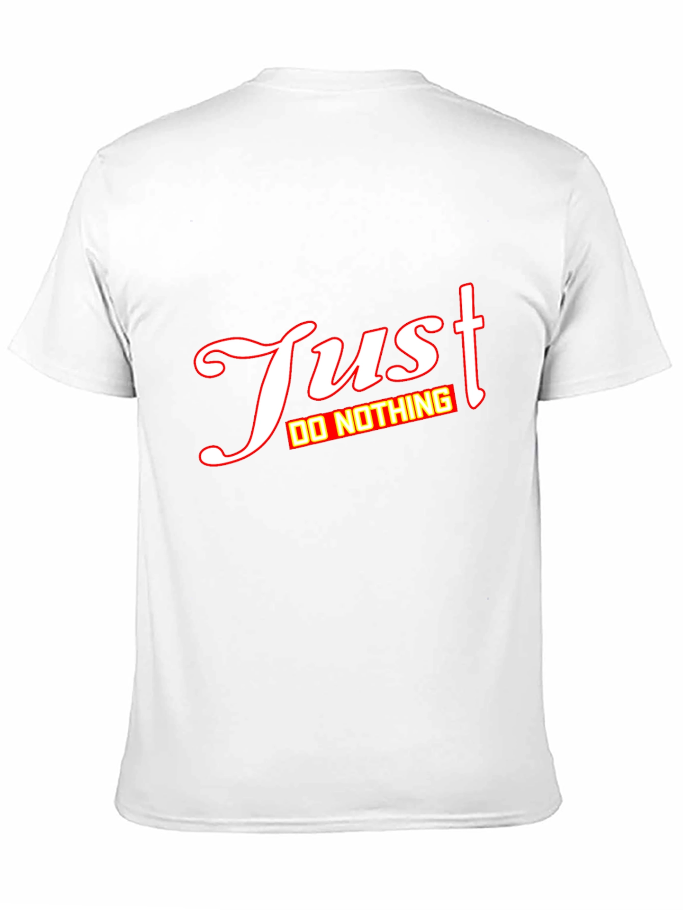Just Do Nothing Graphic Tee - Mens Black T-Shirt