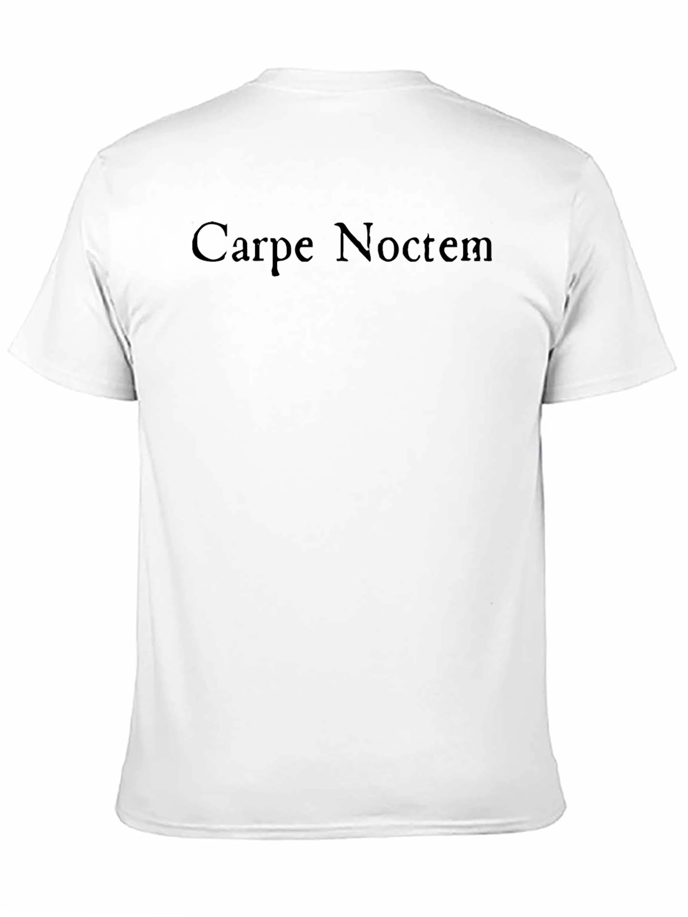 Carpe Noctem Black T-Shirt - Seize the Night!