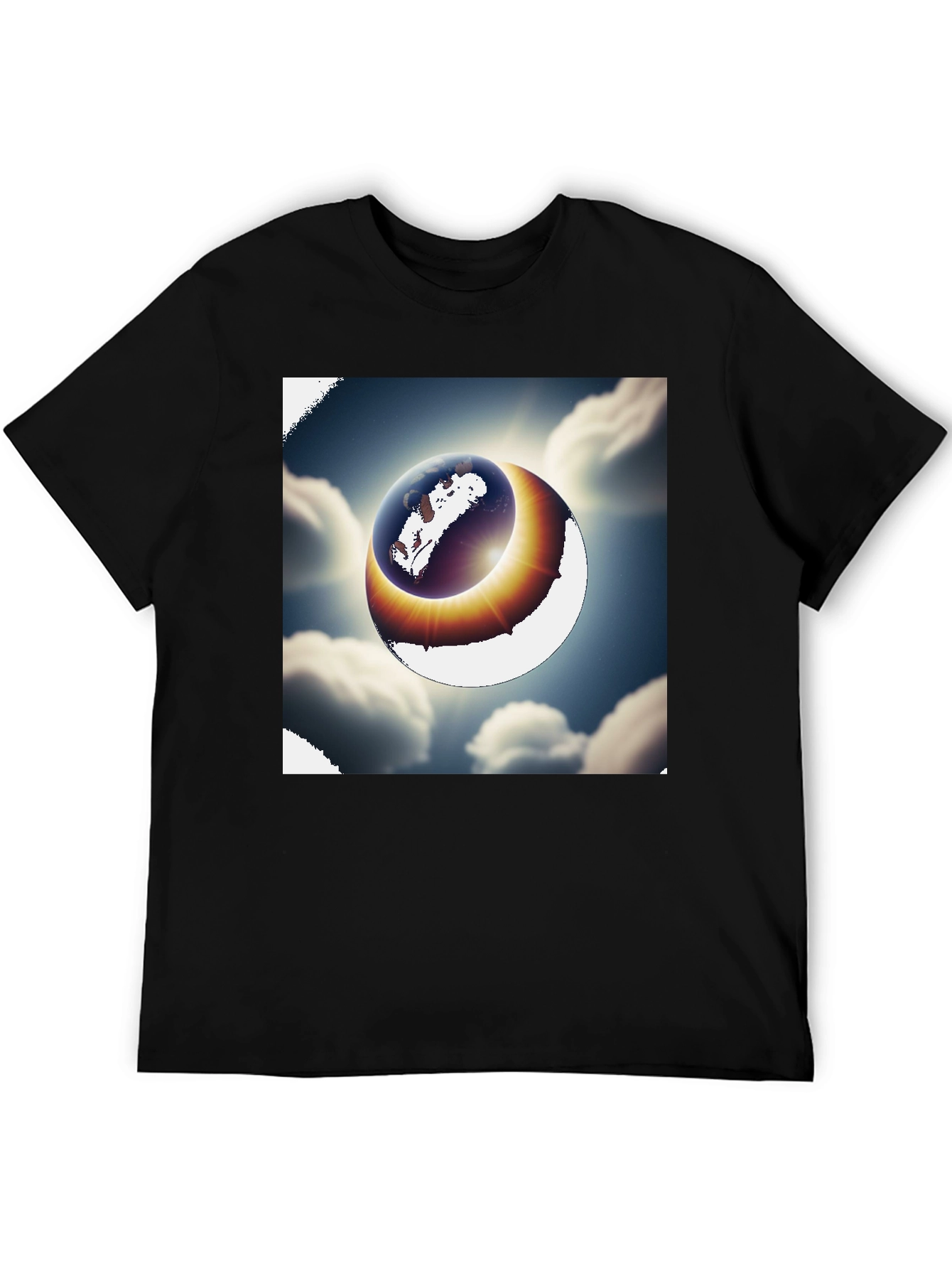 Eclipse Earth Graphic T-Shirt