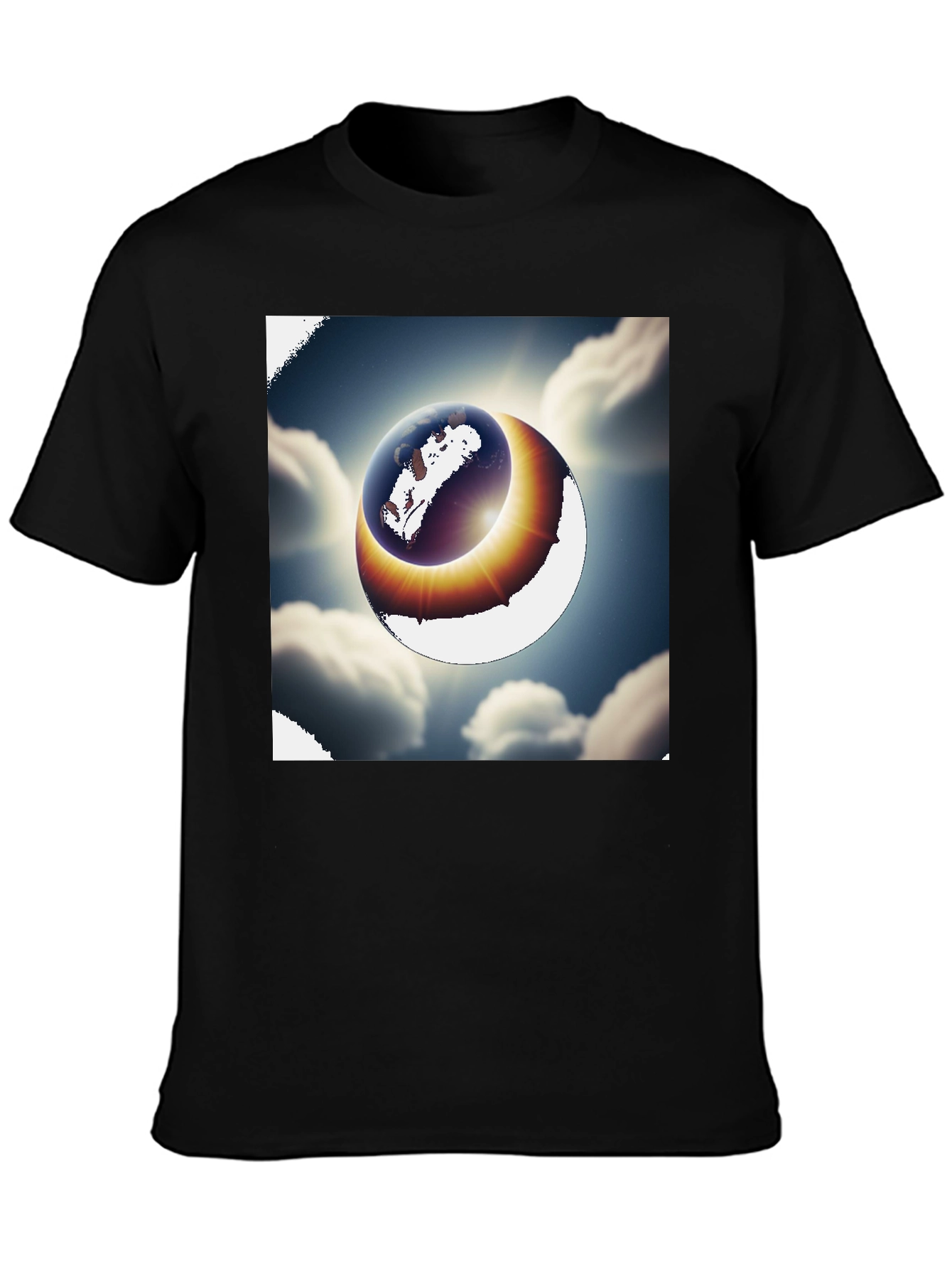 Eclipse Earth Graphic T-Shirt