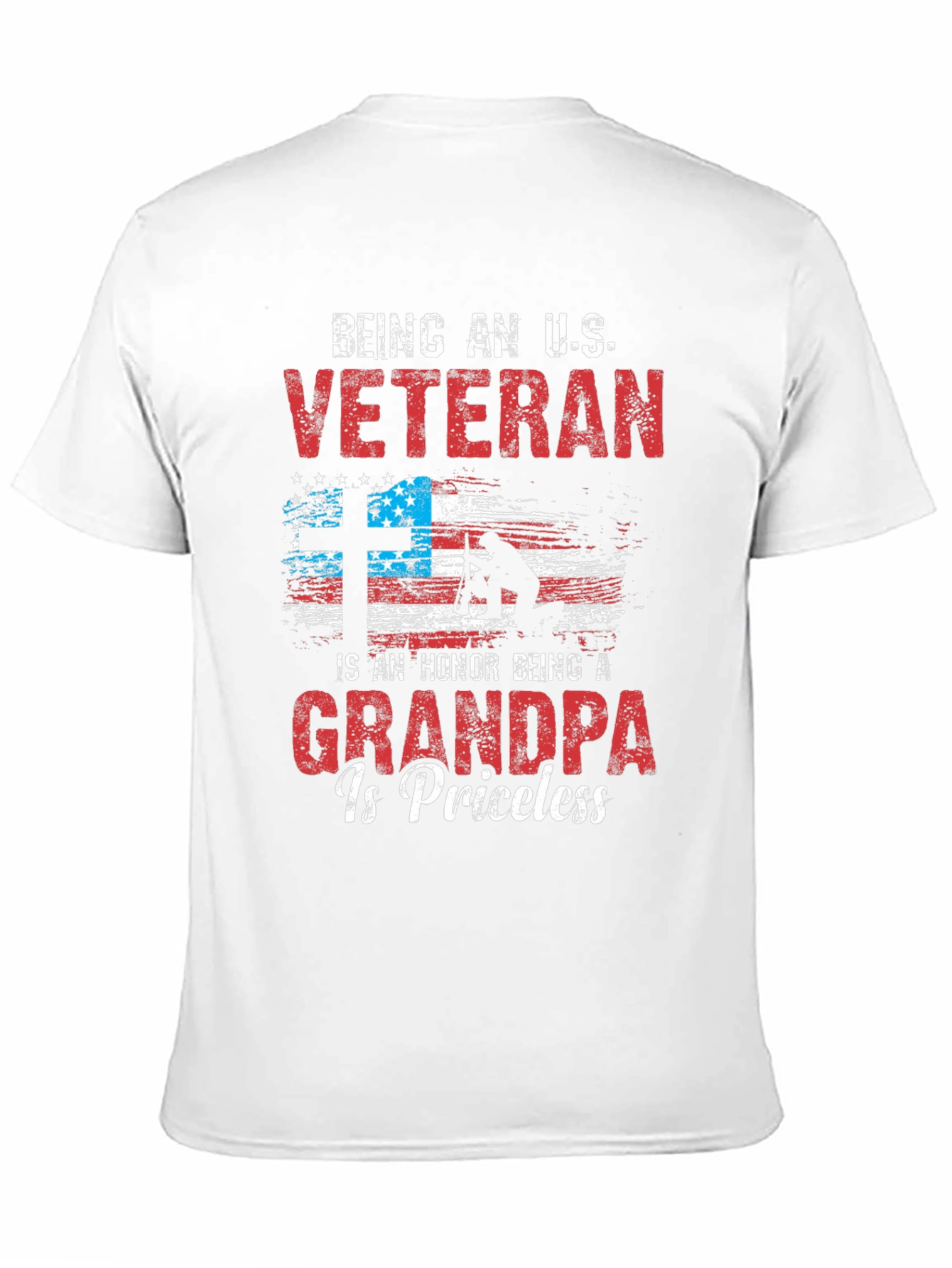 Veteran Grandpa Graphic T-Shirt