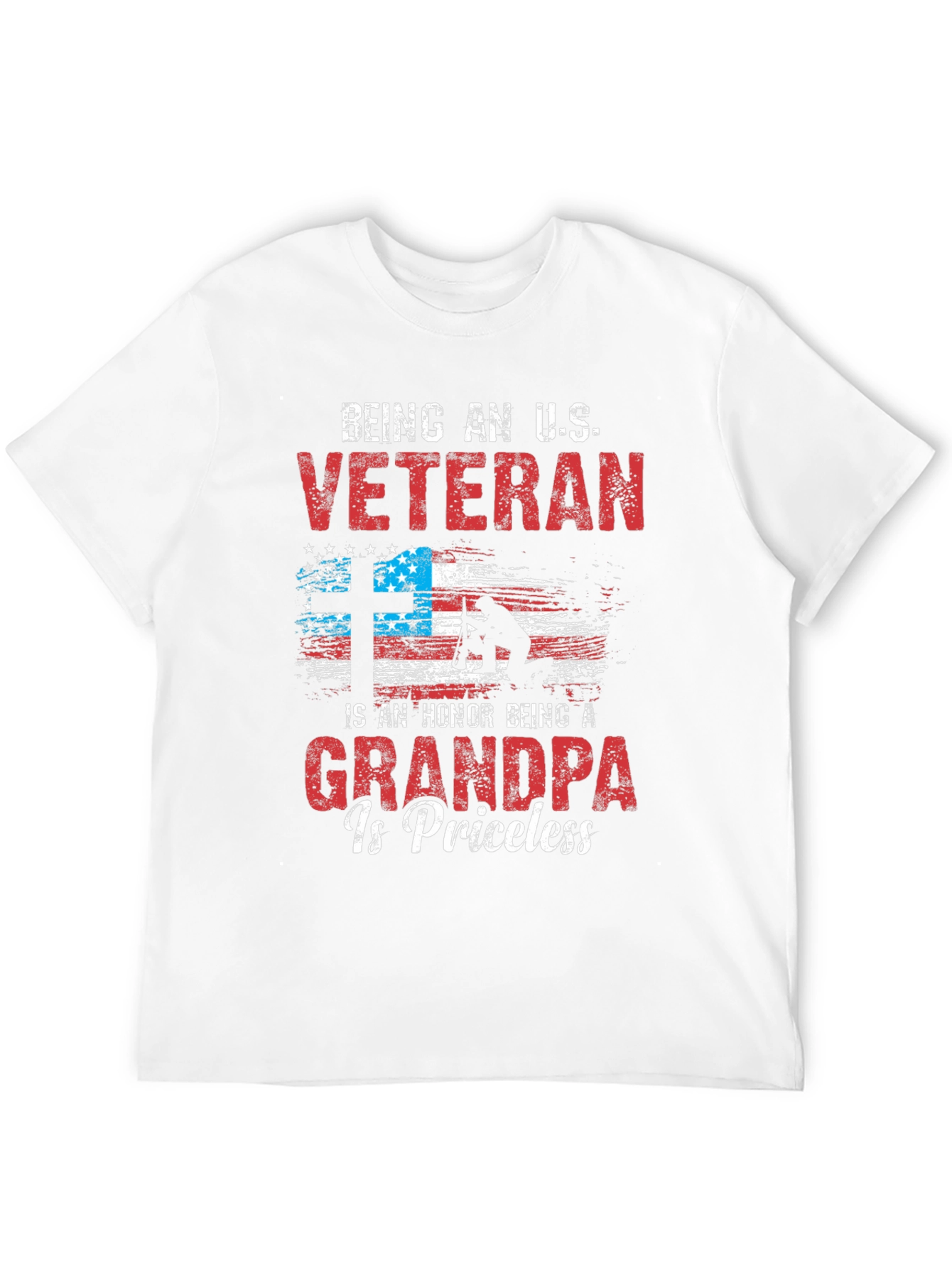 Veteran Grandpa Graphic T-Shirt