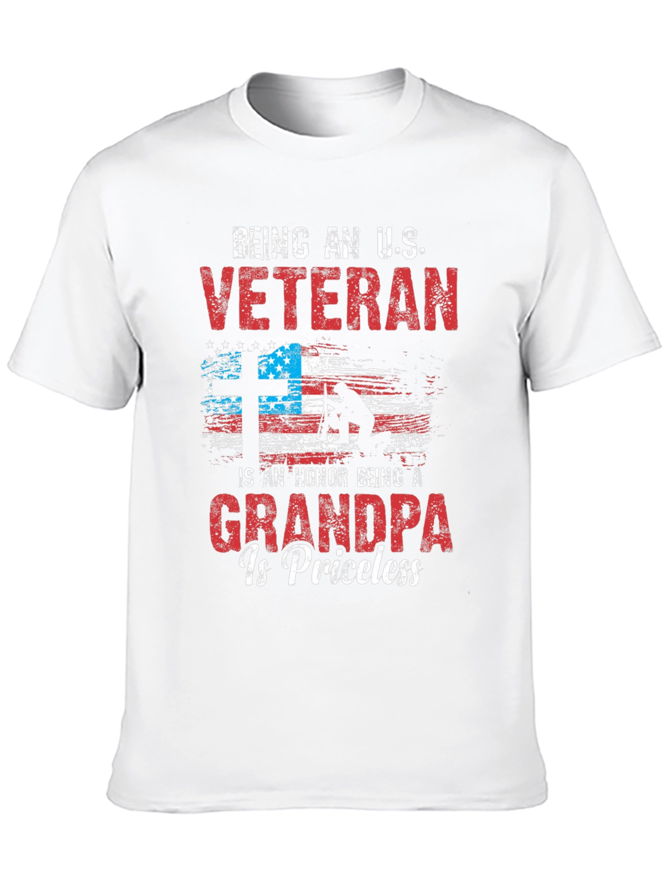 Veteran Grandpa Graphic T-Shirt