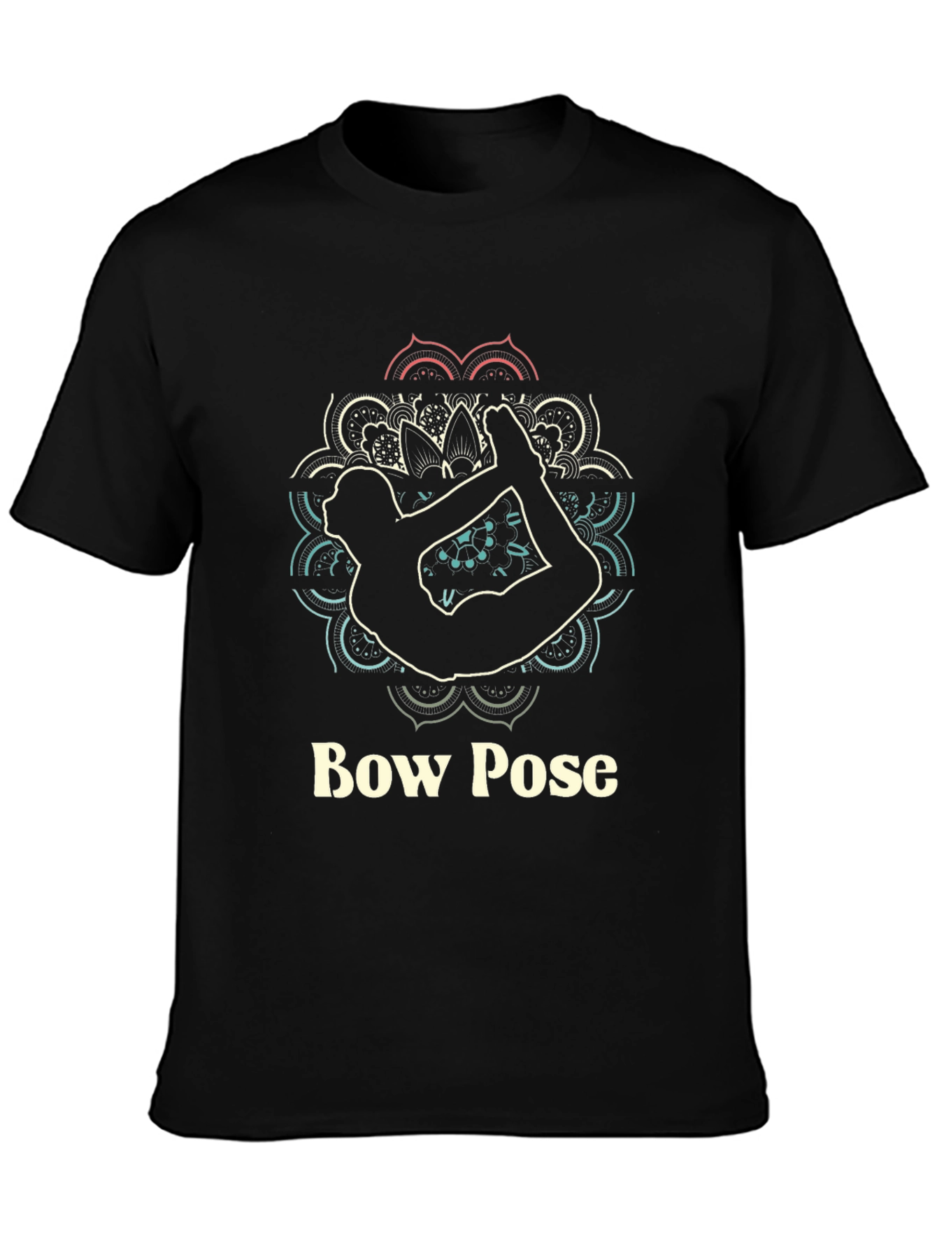 Yoga Bow Pose Graphic T-Shirt