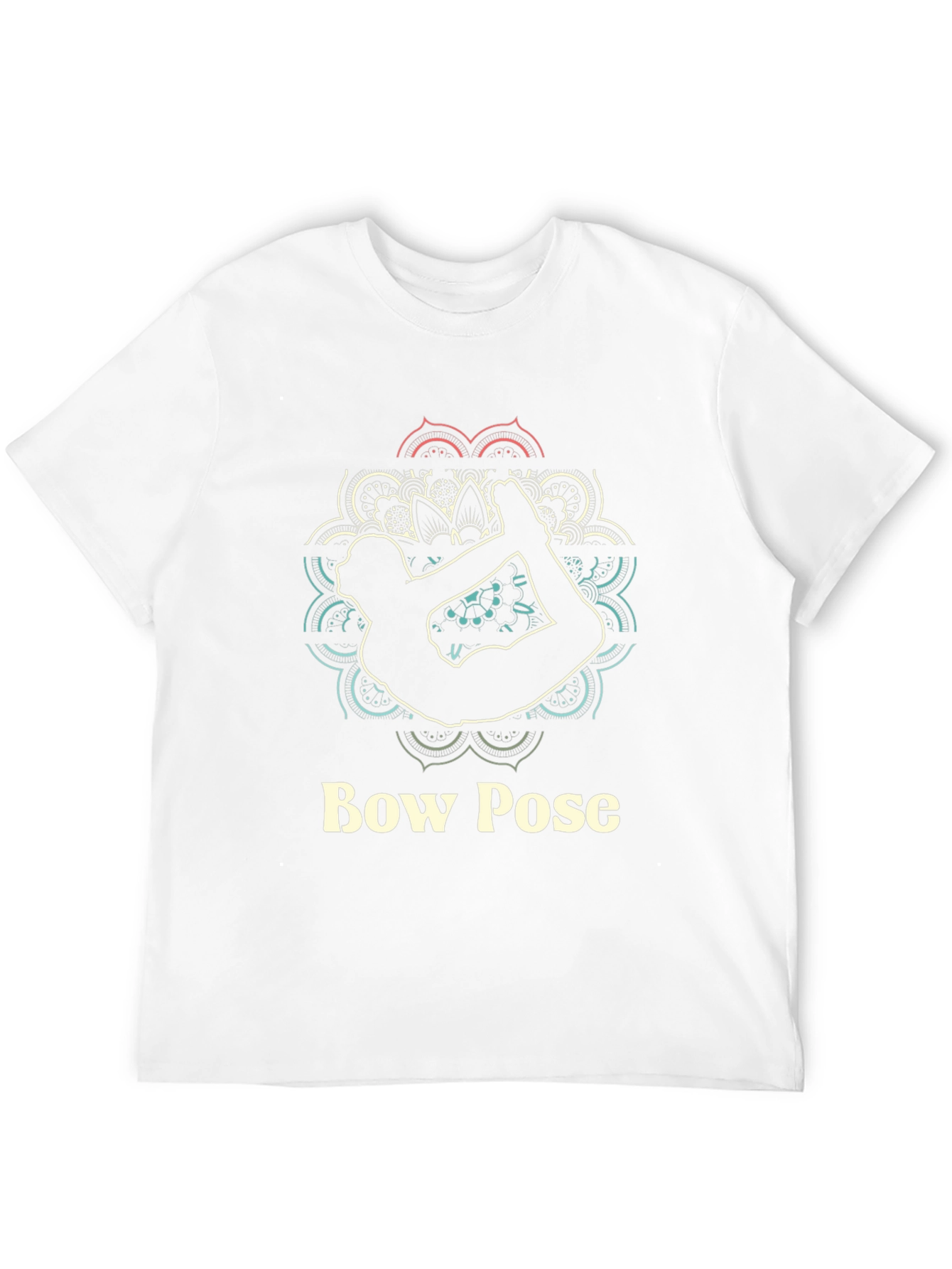 Yoga Bow Pose Graphic T-Shirt