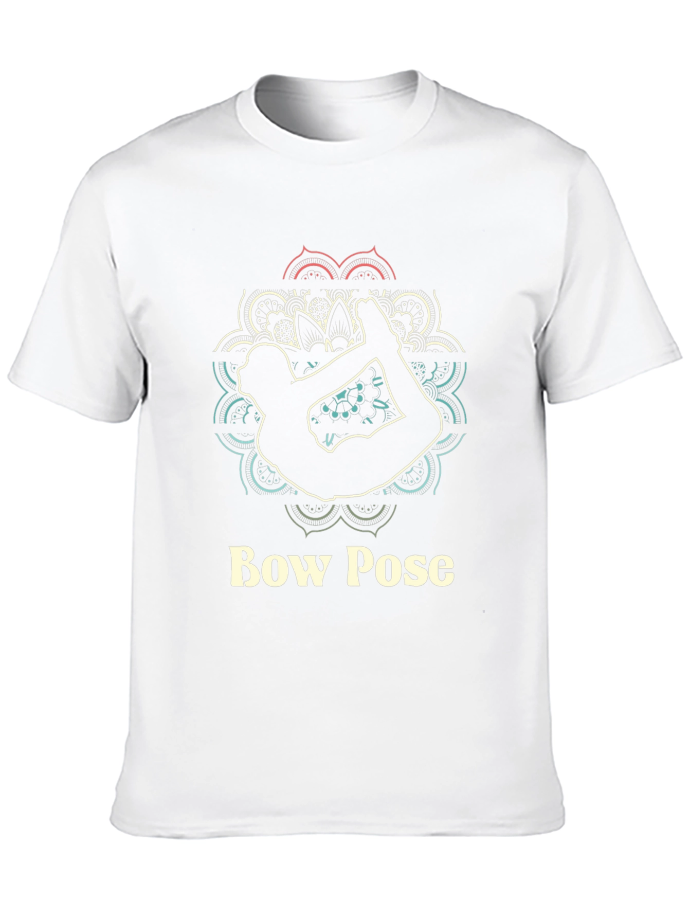 Yoga Bow Pose Graphic T-Shirt