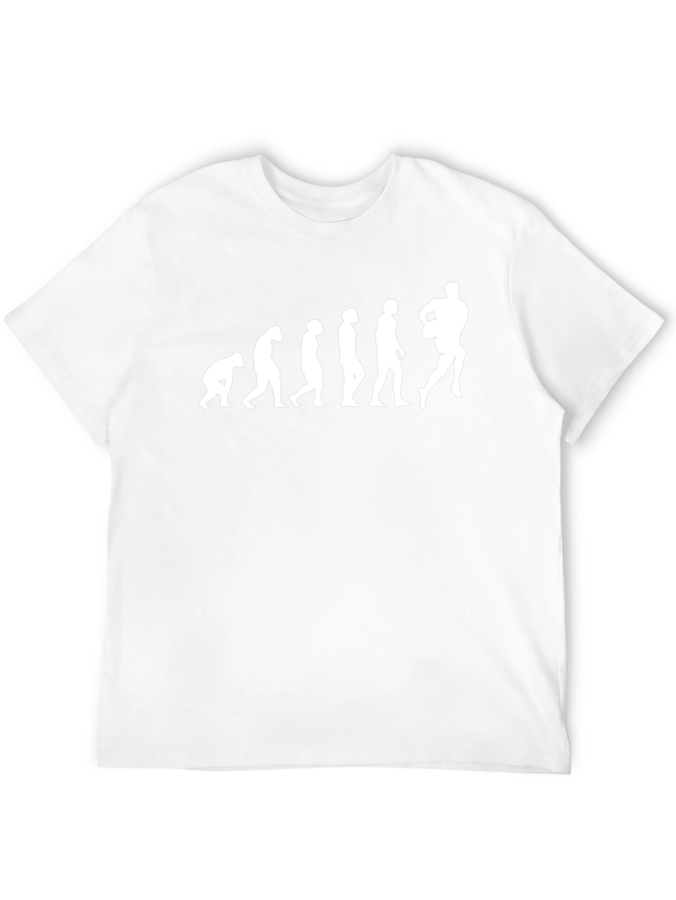 Evolution of Football Black Graphic T-Shirt