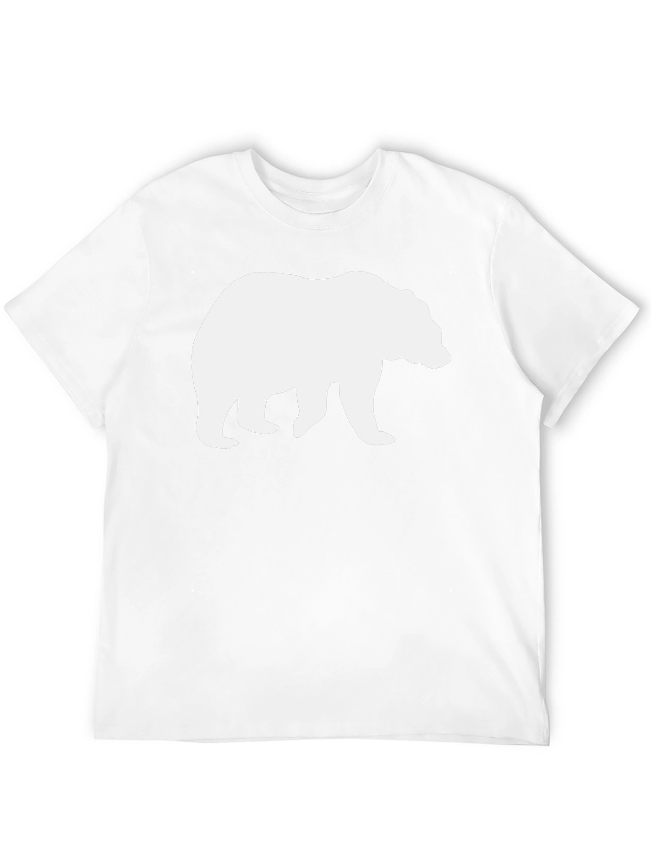 Bear Graphic Tee - Black Casual T-Shirt