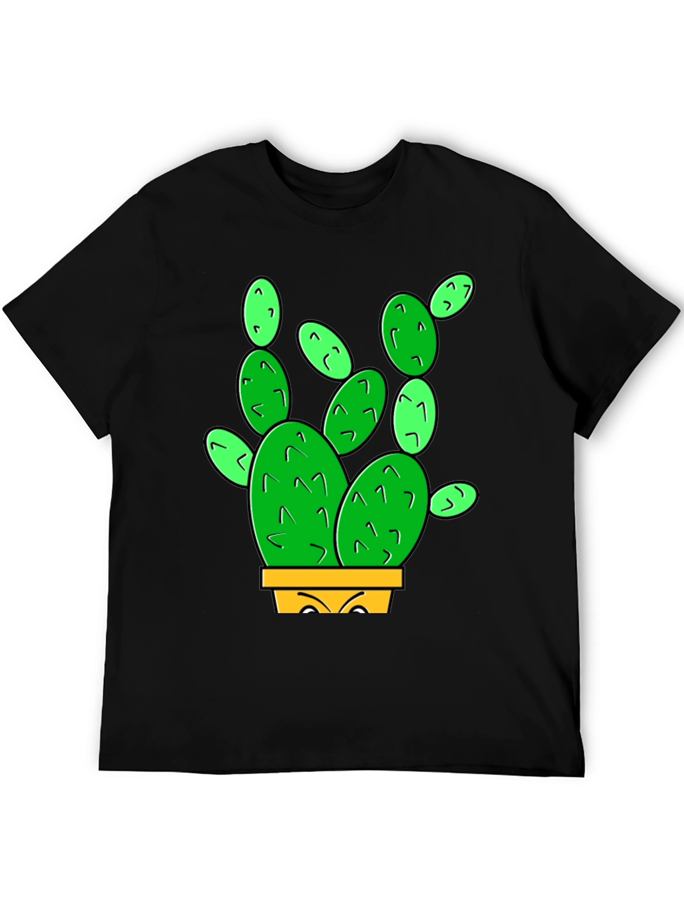 Cactus Graphic T-Shirt - Mens Black Tee