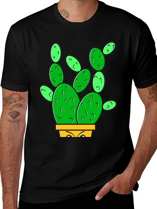 Cactus Graphic T-Shirt - Mens Black Tee