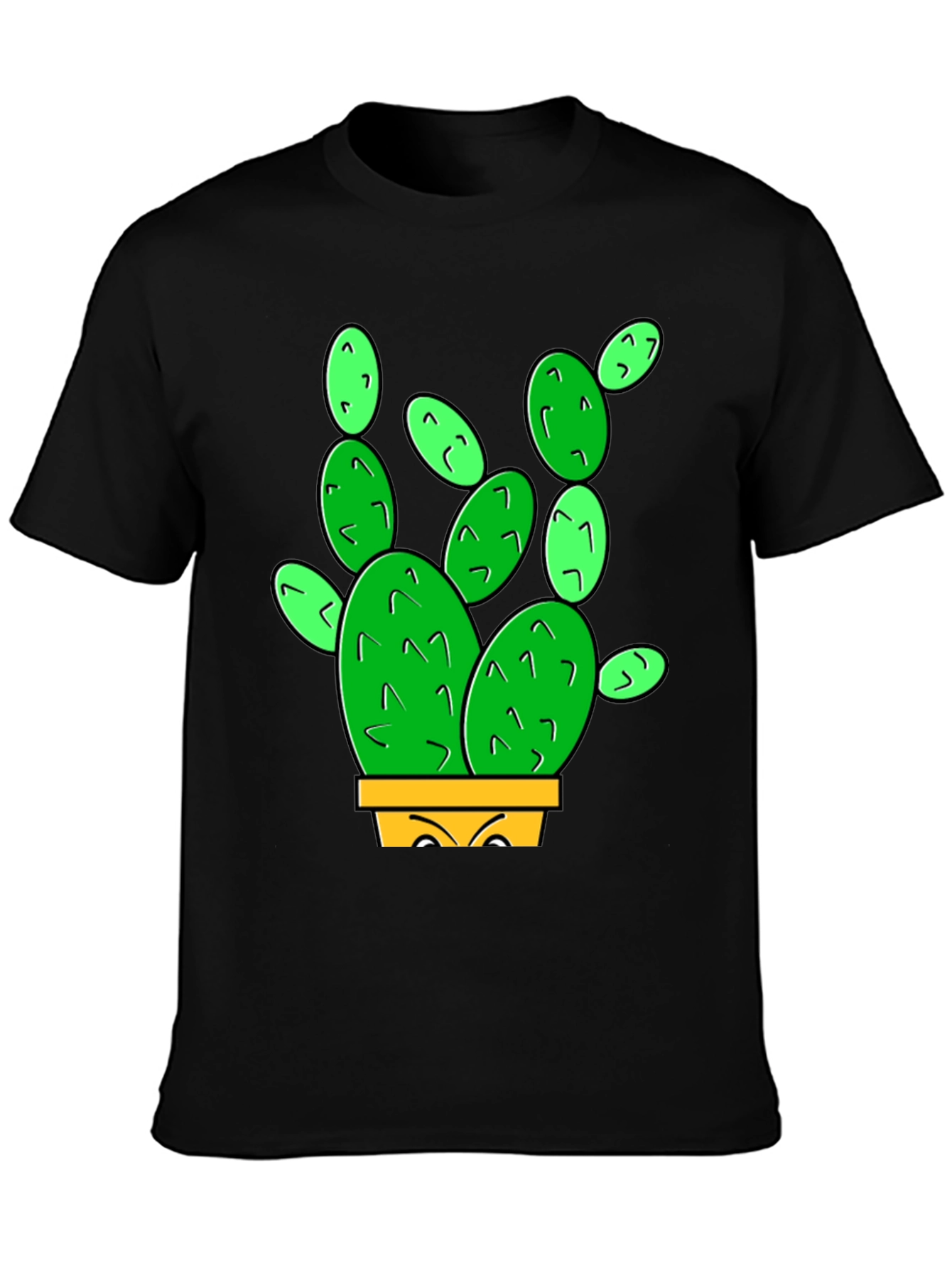 Cactus Graphic T-Shirt - Mens Black Tee
