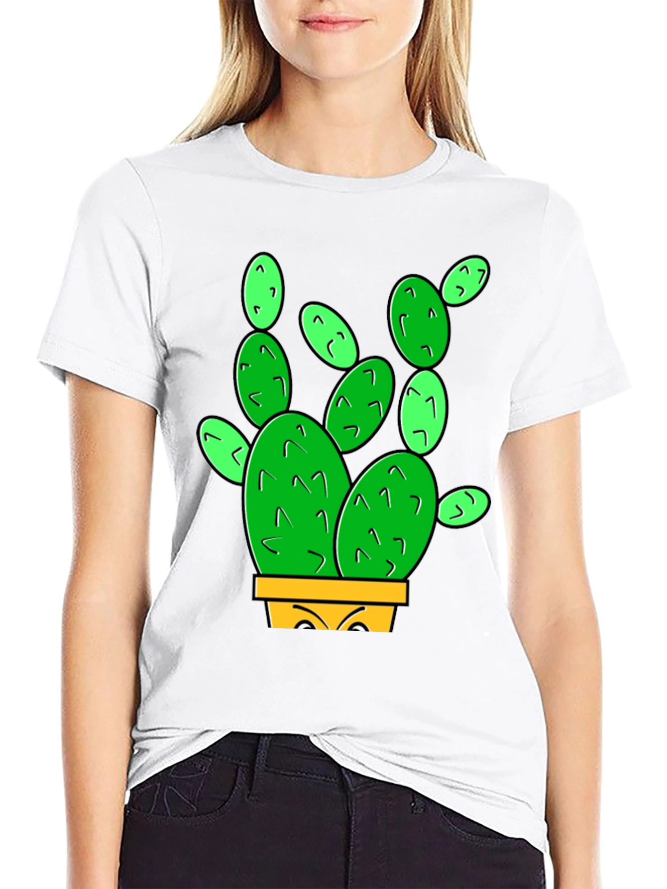 Cactus Graphic T-Shirt - Mens Black Tee