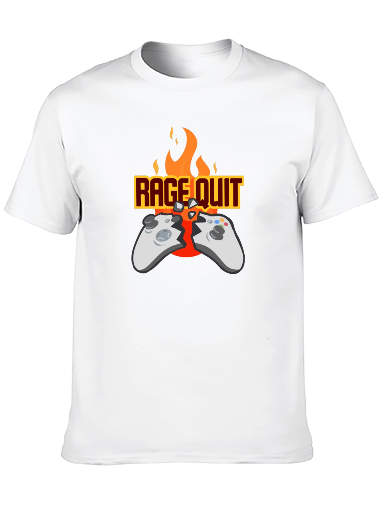 Rage Quit Gamer T-Shirt - Funny Gaming Tee