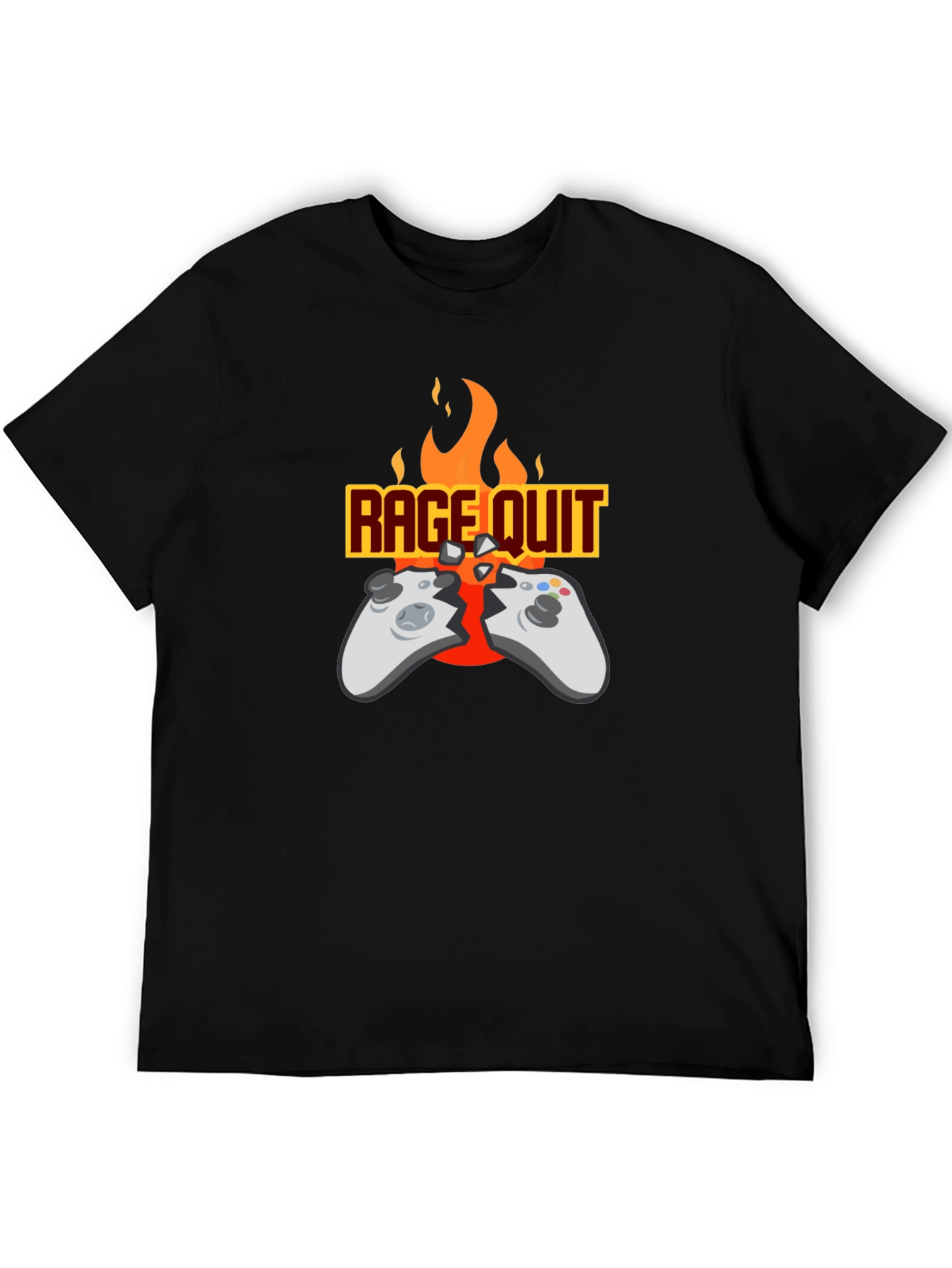 Rage Quit Gamer T-Shirt - Funny Gaming Tee