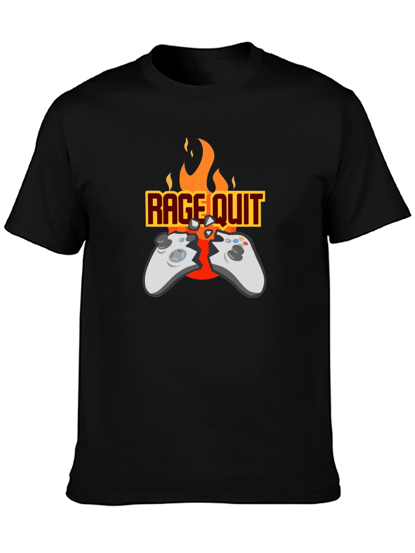 Rage Quit Gamer T-Shirt - Funny Gaming Tee
