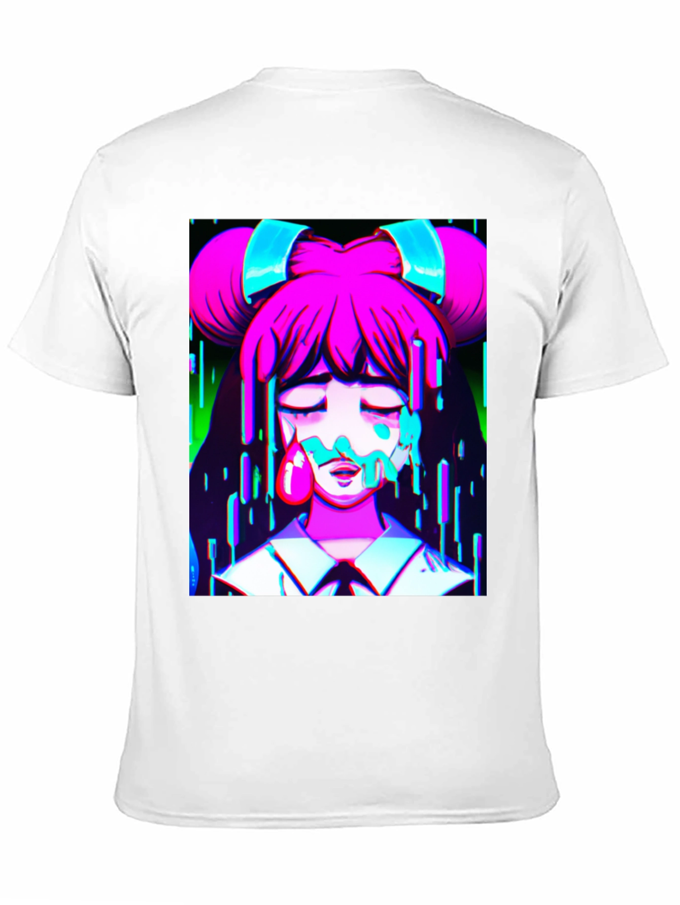 Anime Drip Graphic T-Shirt - Unique Manga Style