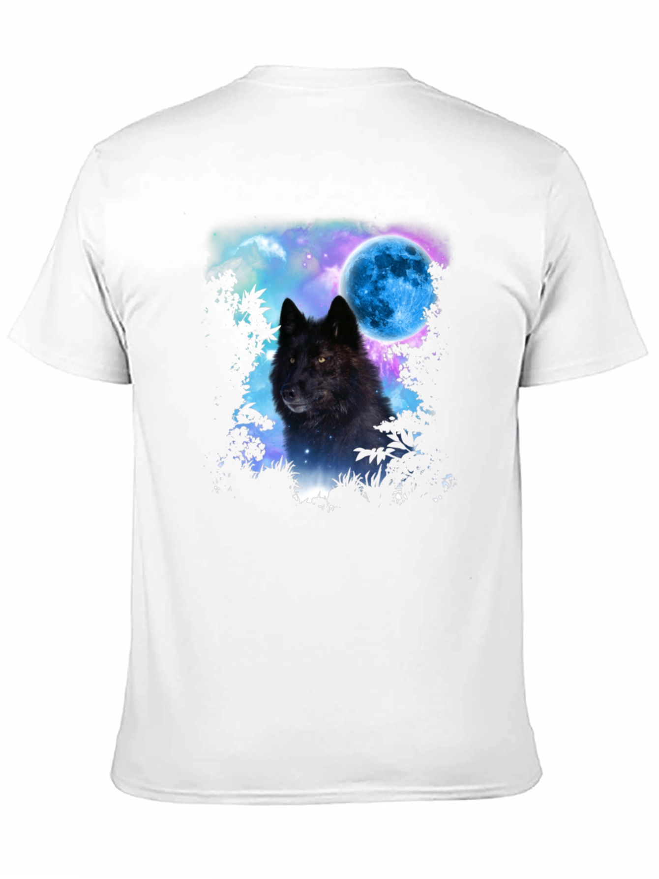 Wolf Moon Graphic Tee - Mens Black T-Shirt